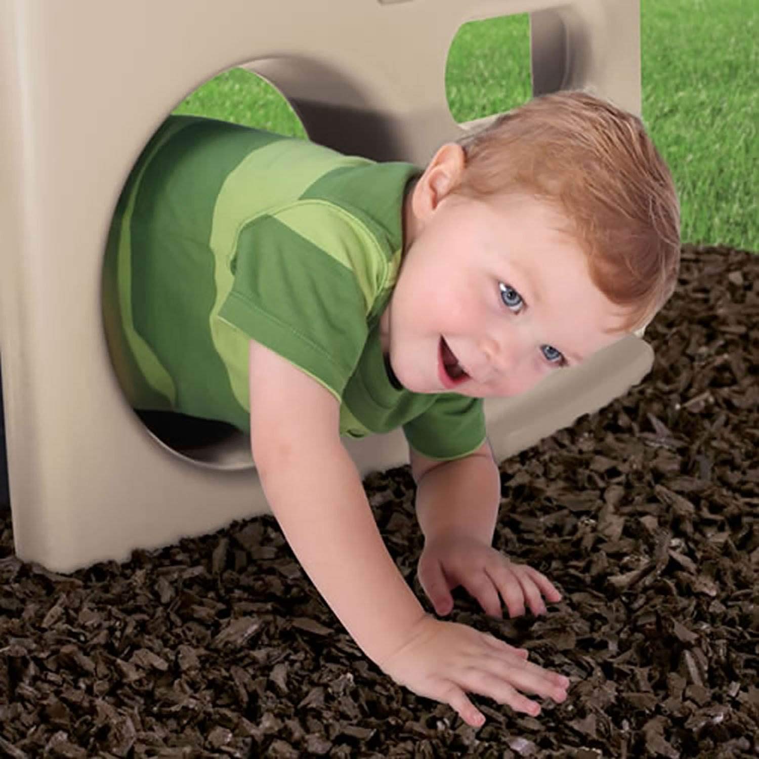 Panda Climber Step2 | Outdoor Toddler Activity Playset, Tan/Red/Yellow/Blue