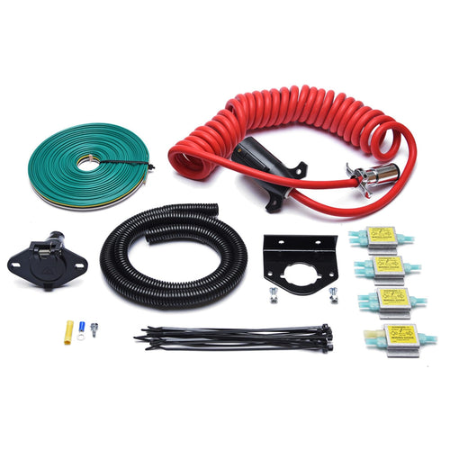 Roadmaster All in One 15267 Towed Vehicle Wiring Kit with 7-to-6 Wire Power Cord | Excludes Vehicles with Variable Voltage | Crafted from Fine Materials | Easy Installation