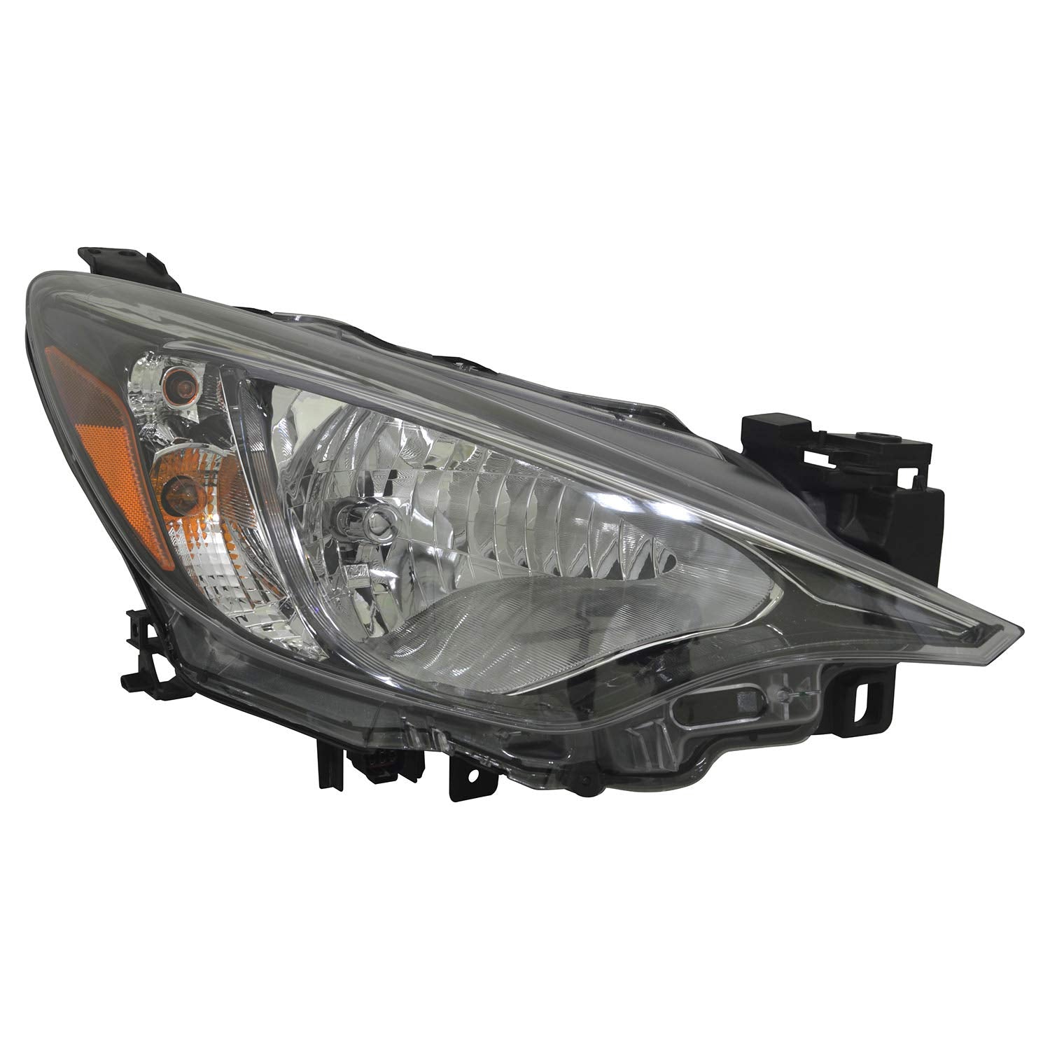 Right TYC Headlight Assembly Compatible with 2016-2020 Toyota Yaris