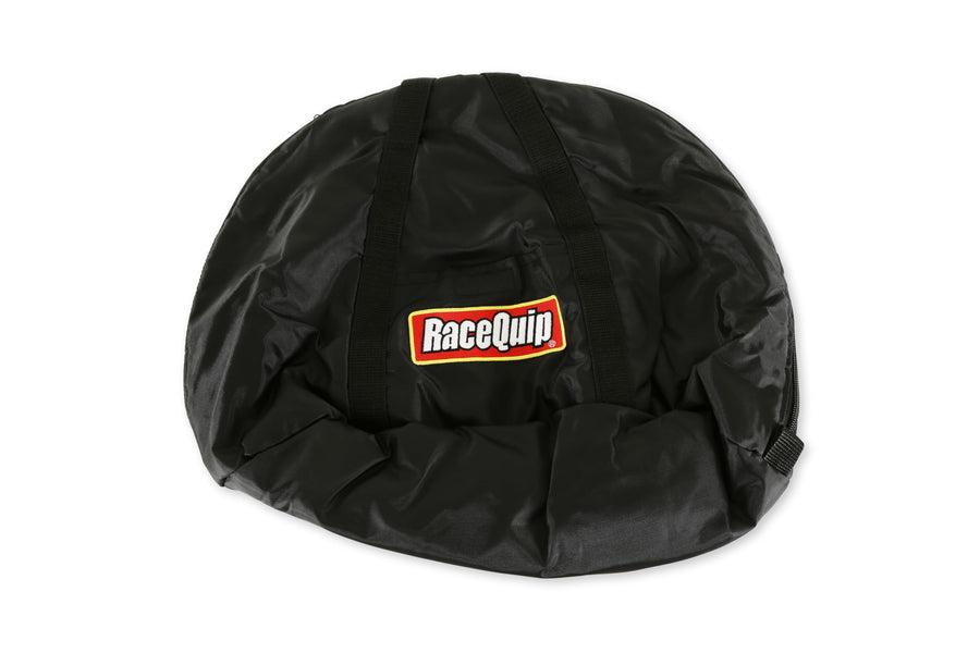 Helmet Bag RaceQuip® 300003RQP - Fleece Lined - Zipper Closure - Nylon - Black