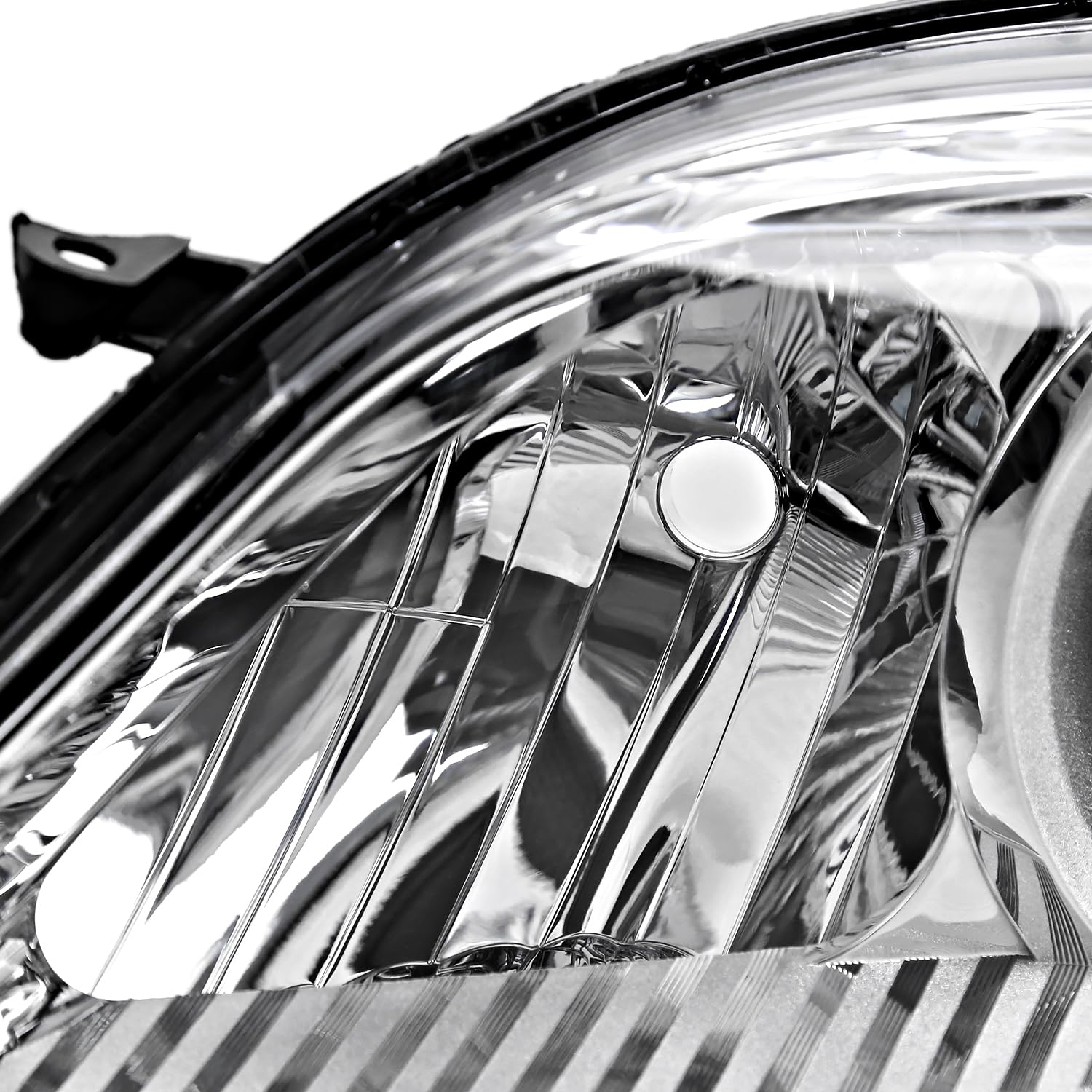 Spec-D Tuning Projector Chrome Headlights Compatible with 2011-2020 Toyota Sienna, Left + Right Pair Headlamp Assembly