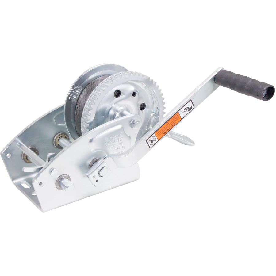 Dutton-Lainson Goldenrod DL2500AS 2500 lb Plated Pulling Winch with 25- Feet Strap
