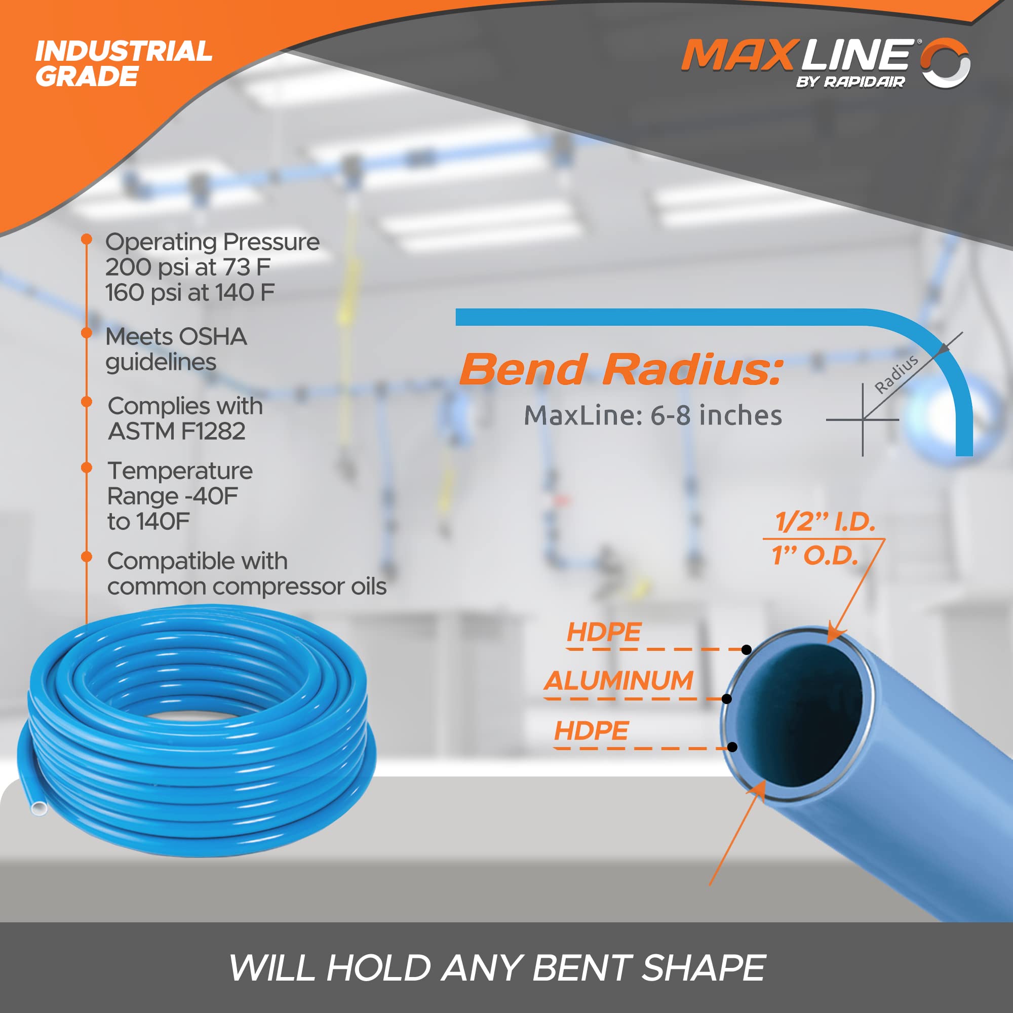 Master Kit Maxline M3800, 1/2-Inch x 100-Feet