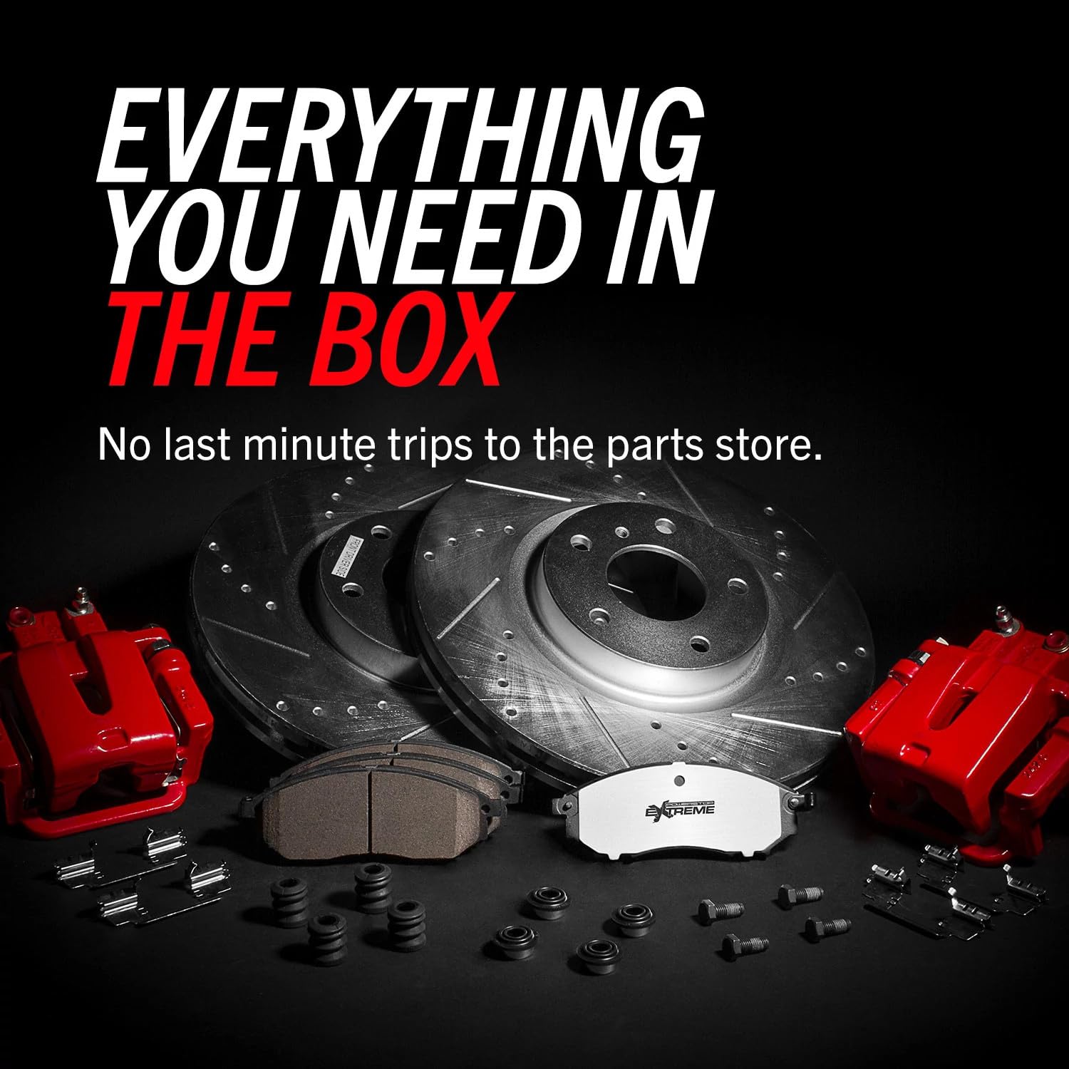 Brake Kit Power Stop KC6526-36 with Caliper (Front Truck and Tow), 1 Pack For Ford F-350 Super Duty 2012 [Model Specific]