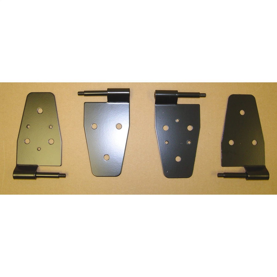 Rugged Ridge Hinge Kit Door for Jeep Wrangler YJ/TJ/LJ | Steel, Black | 11202.01 | Fits 1987-1995 Jeep Wrangler YJ; 1997-2006 Jeep Wrangler TJ; 2004-2006 Jeep Wrangler LJ