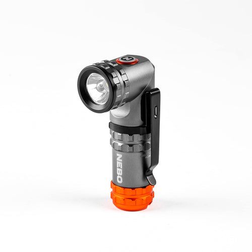 NEBO 600L Franklin Swivel Versatile, Compact, Rechargeable 600 Lumen 90 Degree Swivel Head Flashlight