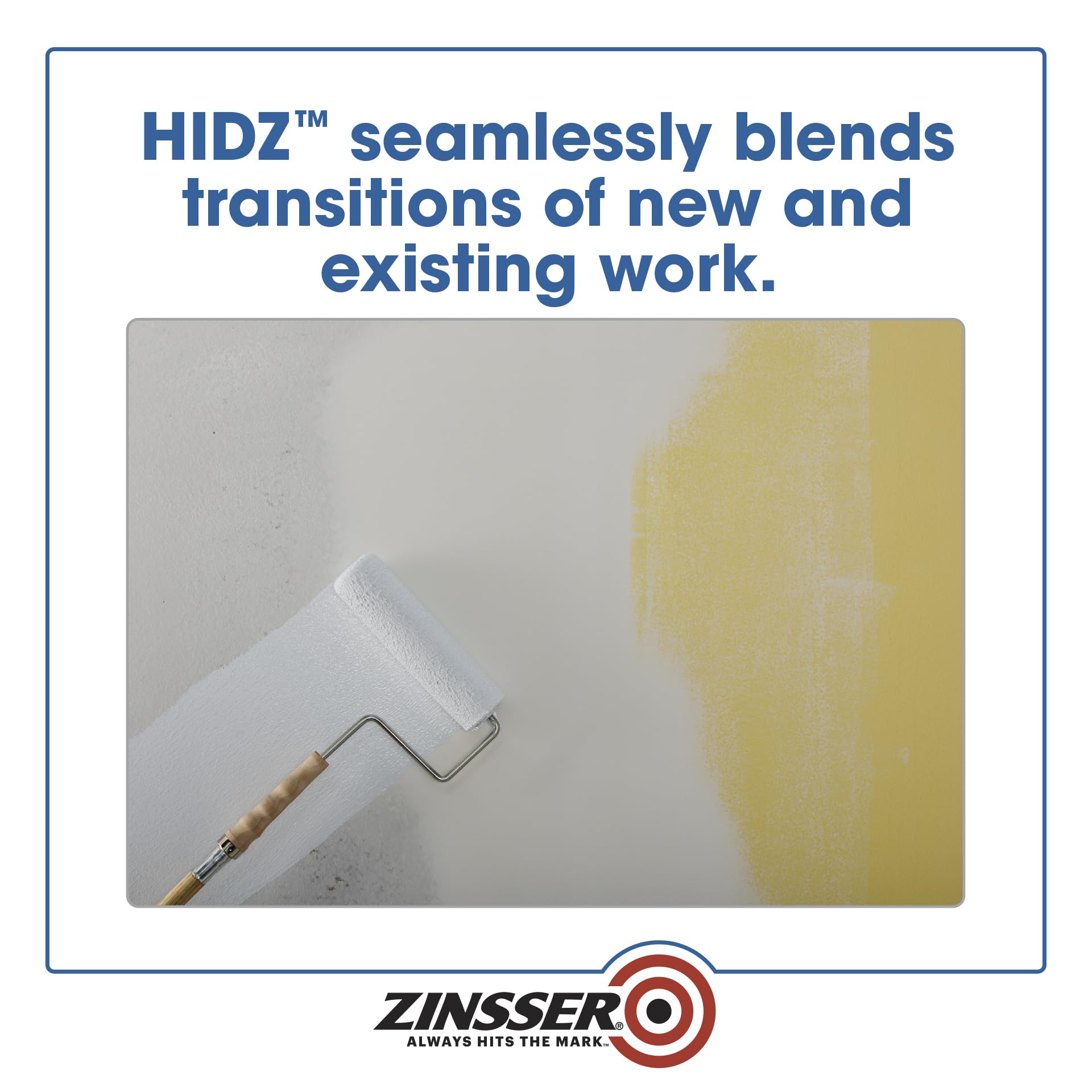 HIDZ Zinsser Multi-Purpose Primer and Sealer, Quart, Flat White