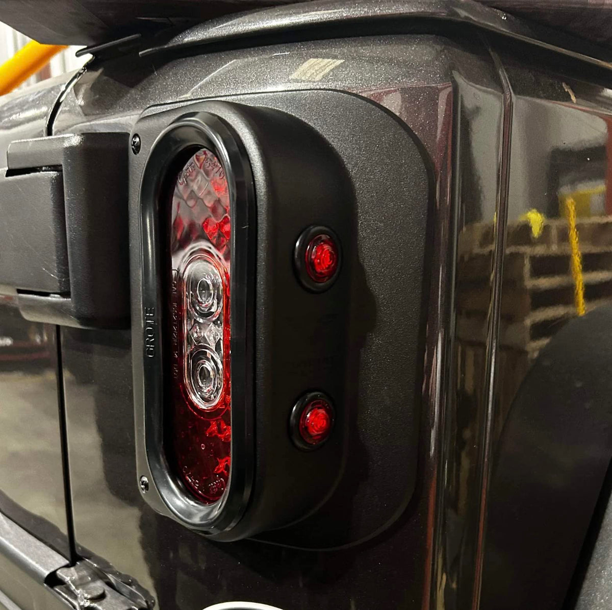 Combat Off Road Tail Gunner LED Tail Lights Flush Mount compatible with Jeep JK/JKU - SAE/DOT Approved