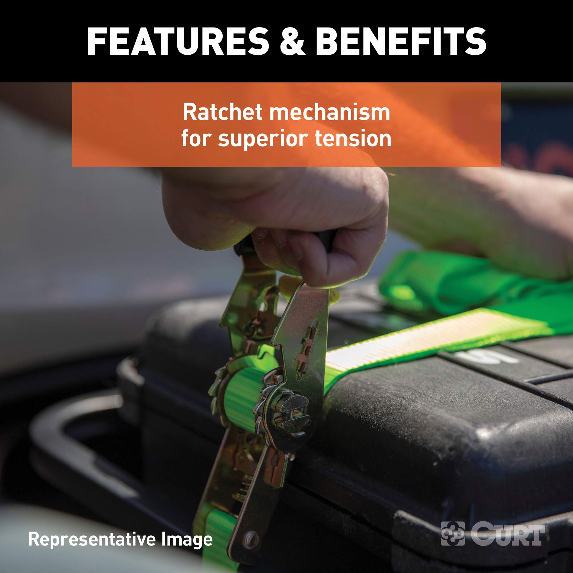 Ratchet Strap CURT Manufacturing 83026