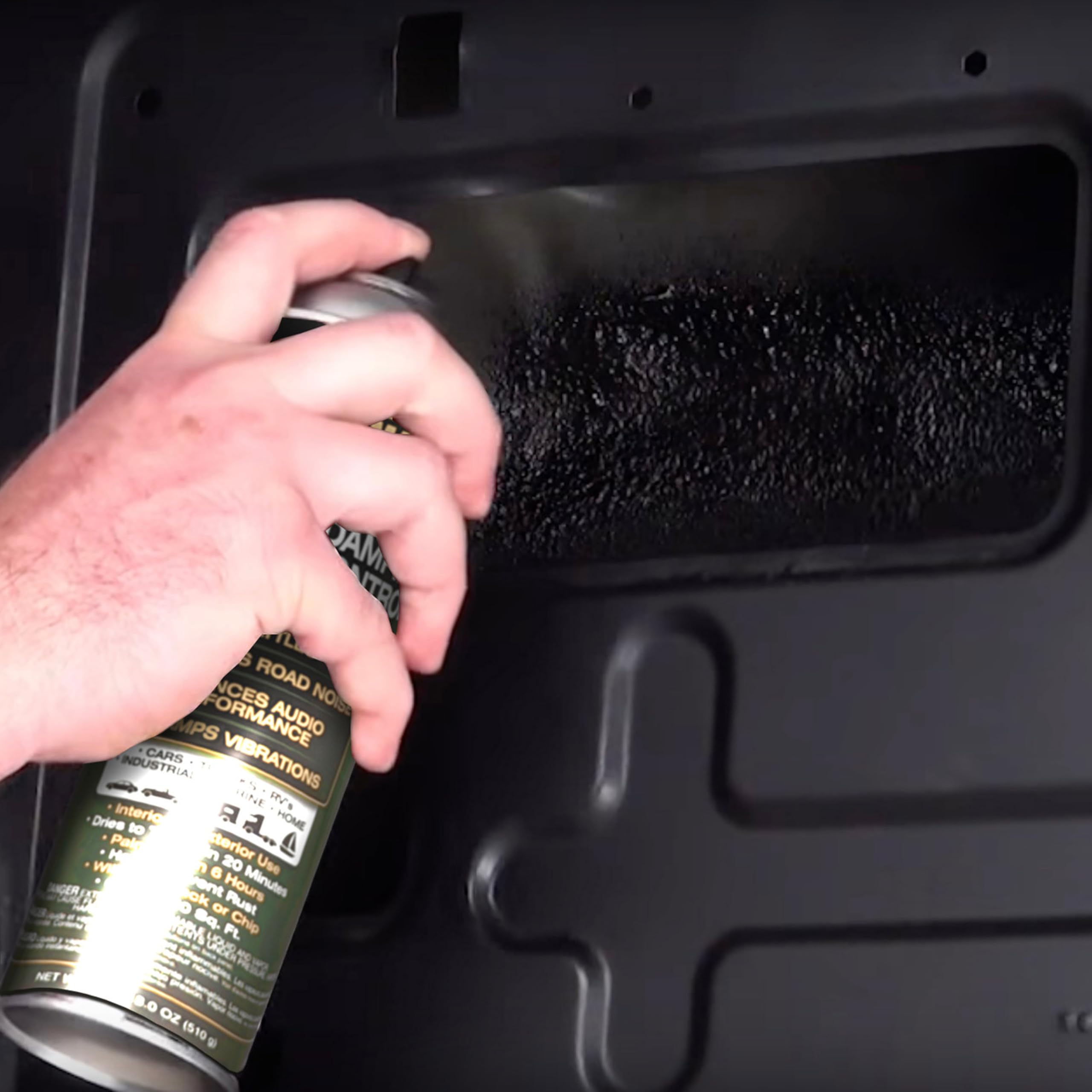 Boom Mat Deadening Spray Design Engineering 50220 | Spray-On Sound Deadener for Cars | Eliminate Road Noise | Dampen Vibrations | Enhance Car Audio | Covers 20 Sq Ft