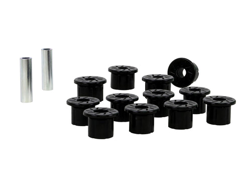 Nolathane Rear Leaf Spring and Shackle Bushing Kit REV161.0066 Compatible with Nissan 86-94 D21, Nissan 87-95 Pathfinder