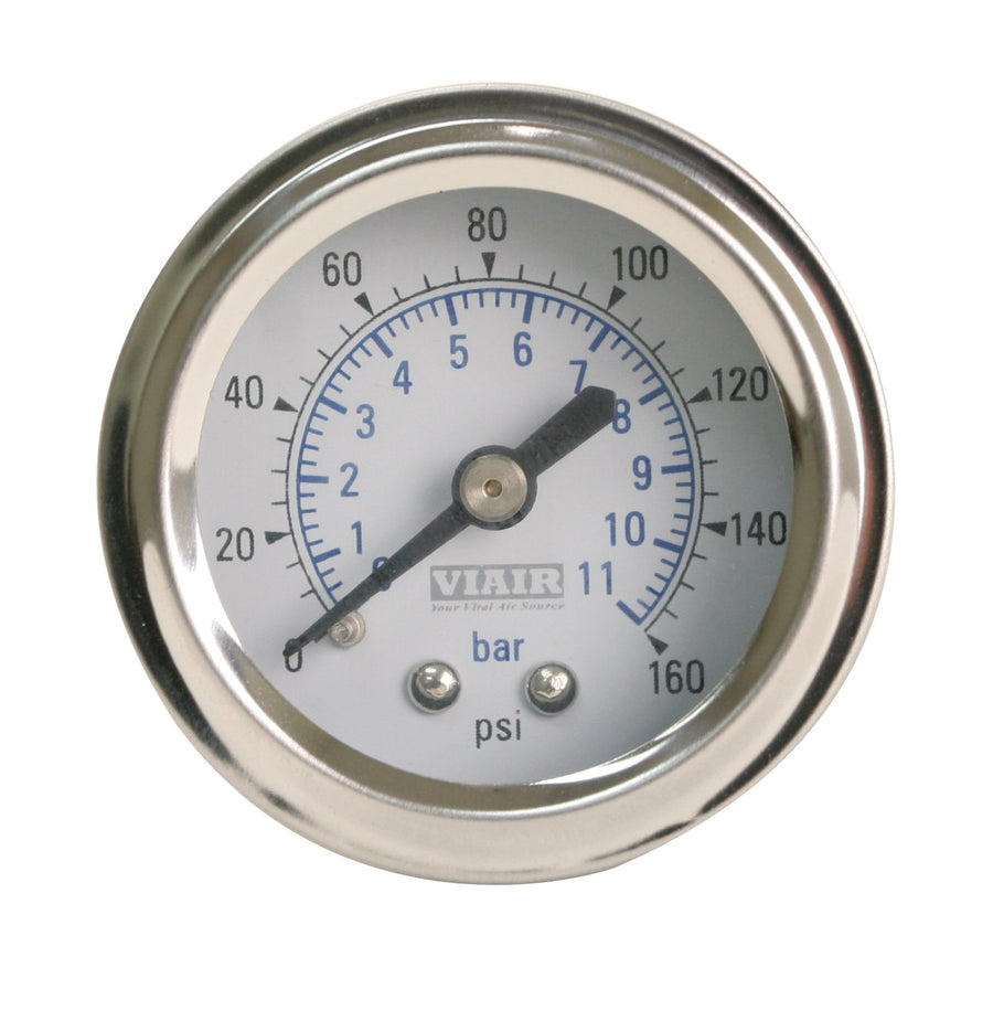 2.0" White Face Viair Illuminated Single Needle Gauge 90087