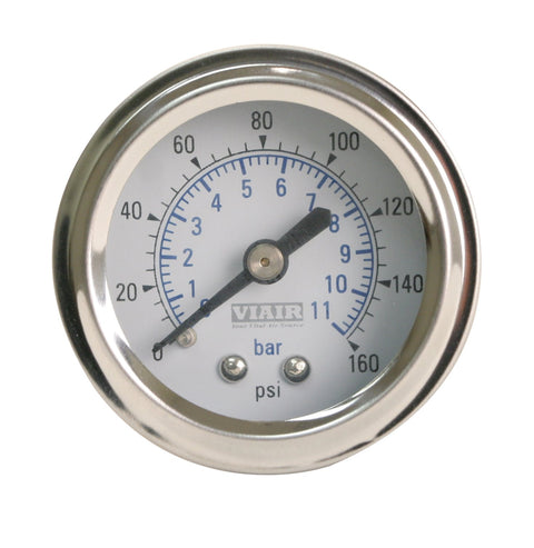 2.0" White Face Viair Illuminated Single Needle Gauge 90087