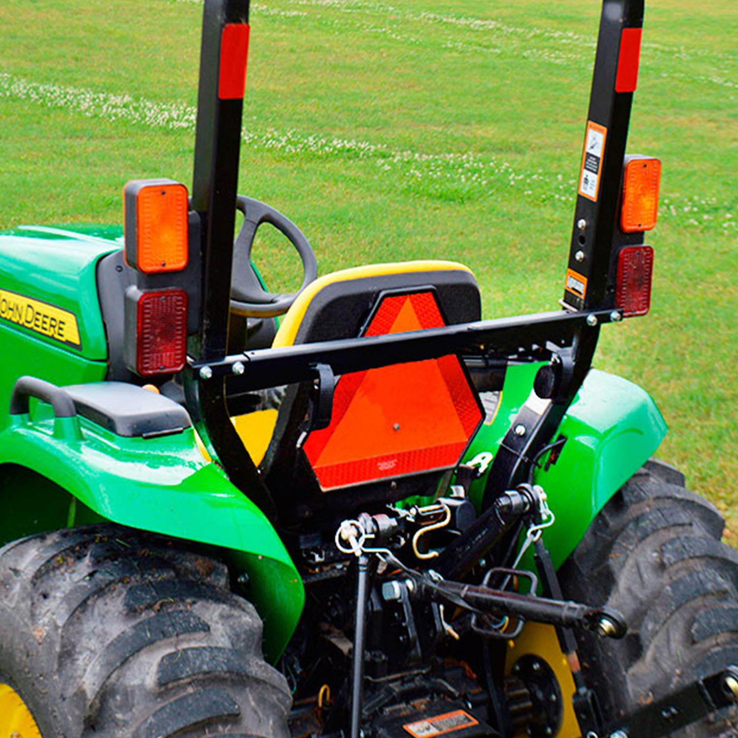 Great Day Tag-Along Rack Universal-Fitting Tractor and Mower - Fits Roll-Bars 25"- 45" Wide, TA401