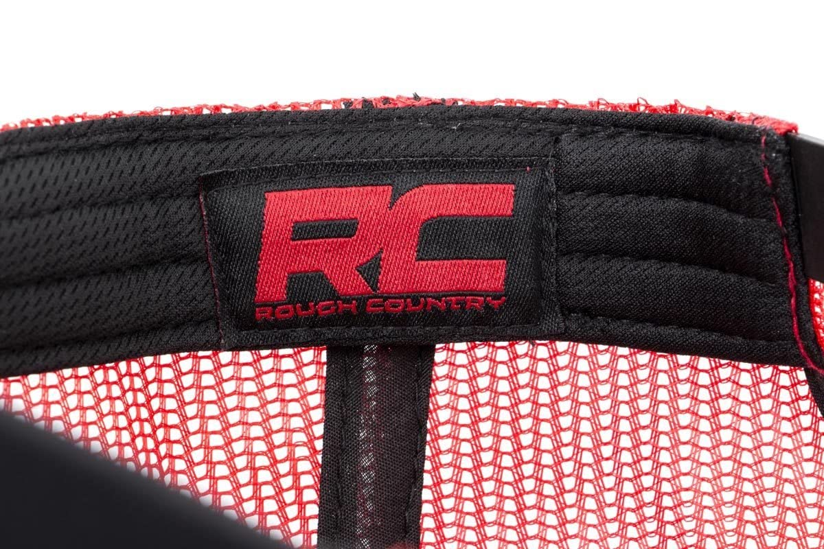 Rough Country Patch | Red Mesh | Black/Red Hat - 84124 Rough Country