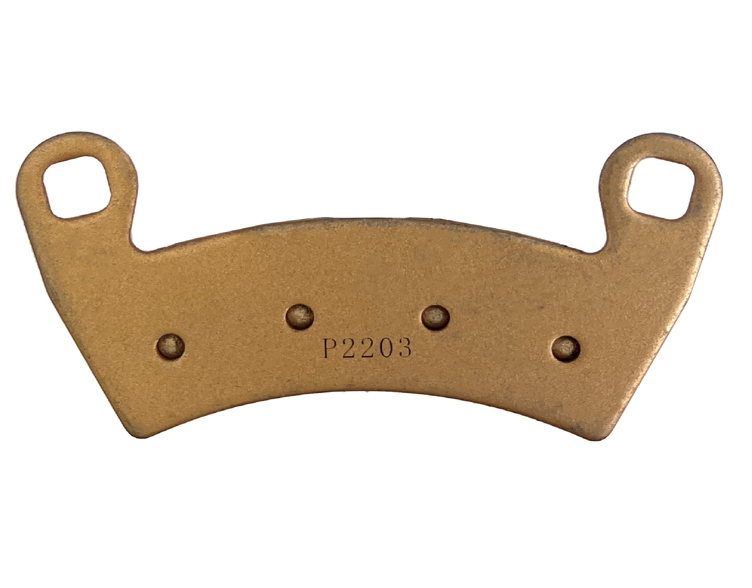Demon Powersports Front Left/Right, Rear Left/Right Brake Pads Sintered for Polaris RZR/Ranger/General/ACE/Sportsman, Metallic Material For Better Grip (See Fitment Details in Description)