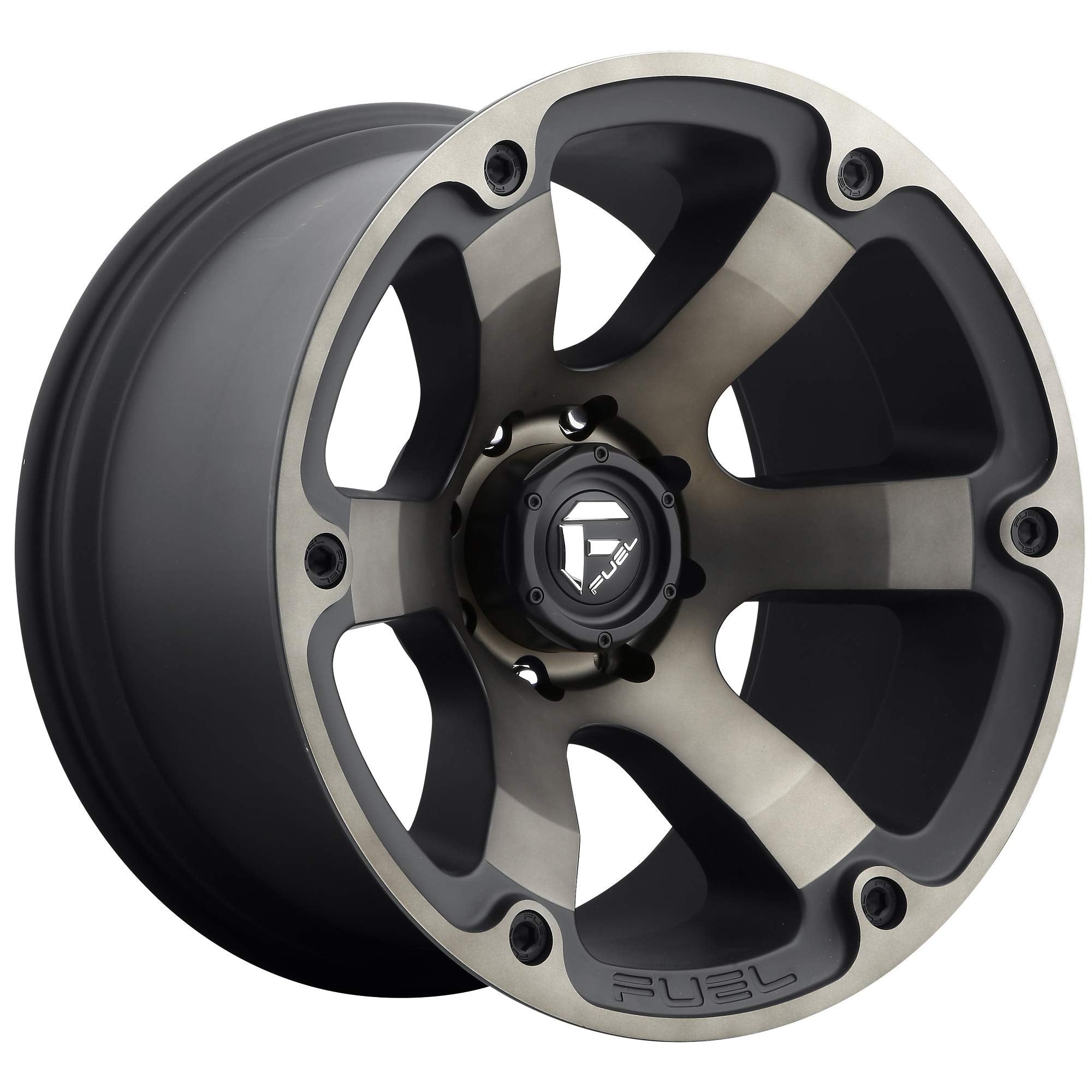 1PC Fuel D564 20X9 6X5.5 MT-BLK-DDT 35MM - D56420908363E