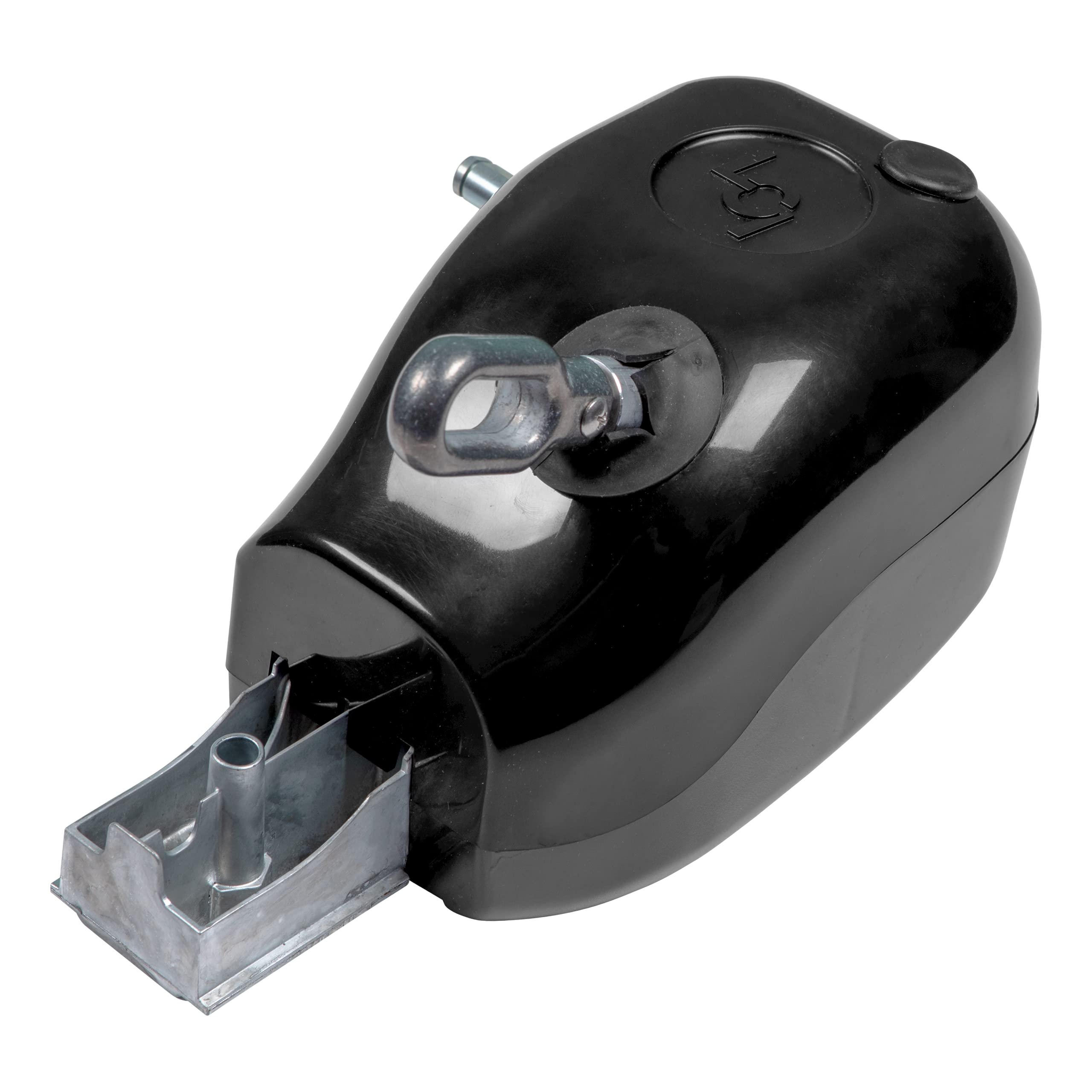 300031 Lippert Components Solera Manual Crank Style Awning Drive Head Assembly, Black