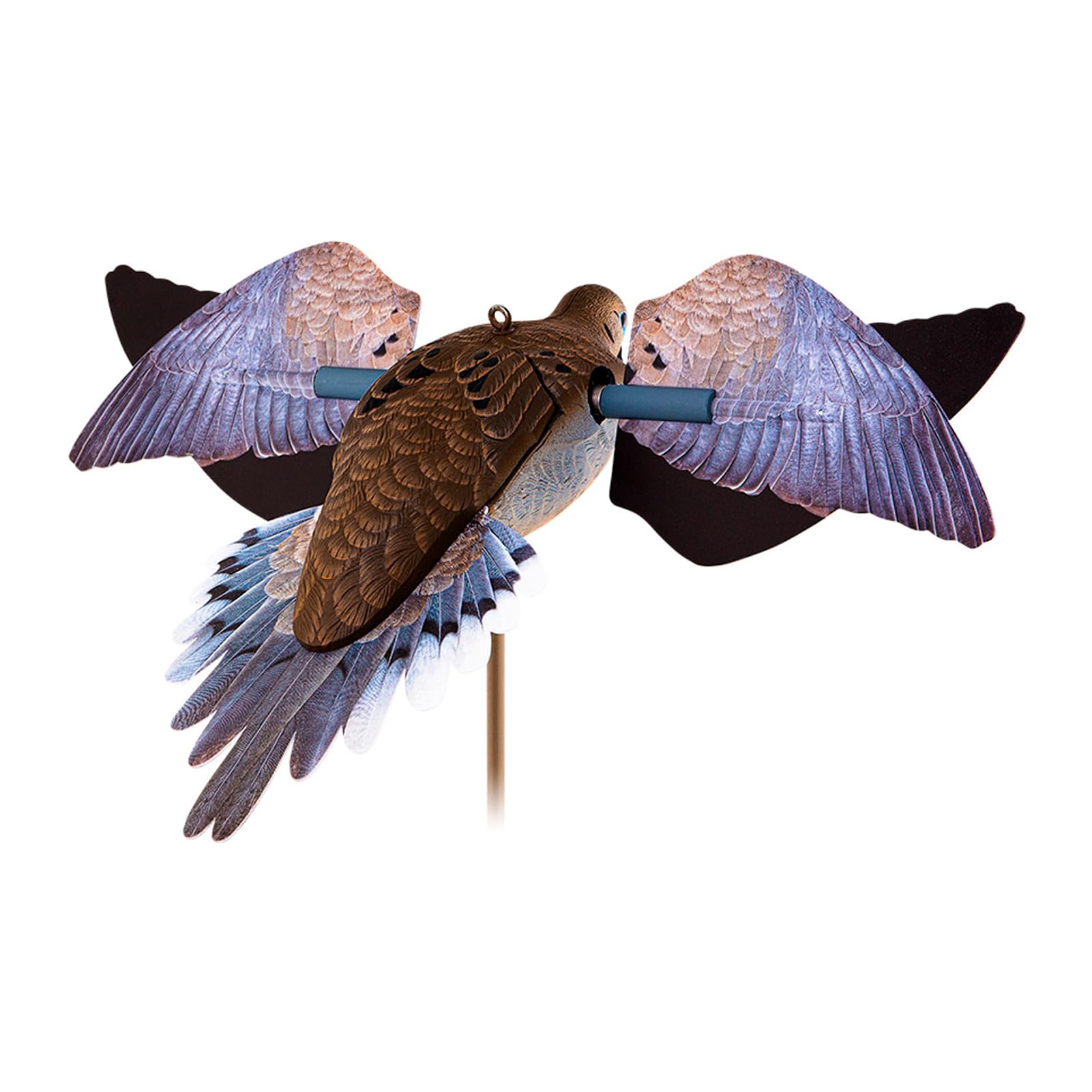 PowerFlight Avian-X Spinning Wing Dove Life-Size Motion Decoy - Durable Weather-Resistant Realistic Lifelike Hunting Decoy with Mounting Stake & Carry Bag Included