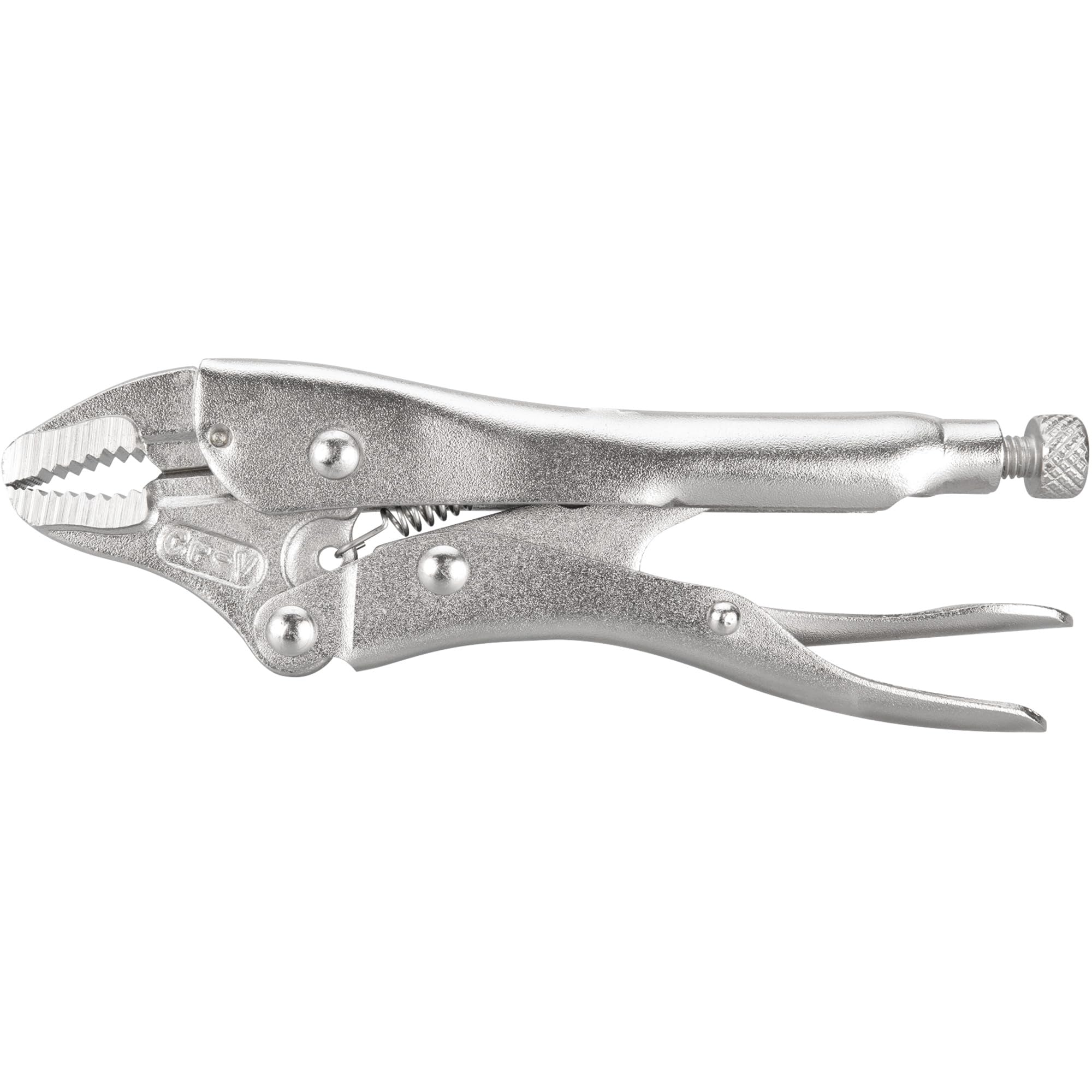 W30752 Performance Tool 5-Inch Curved Jaw Locking Pliers, Chrome