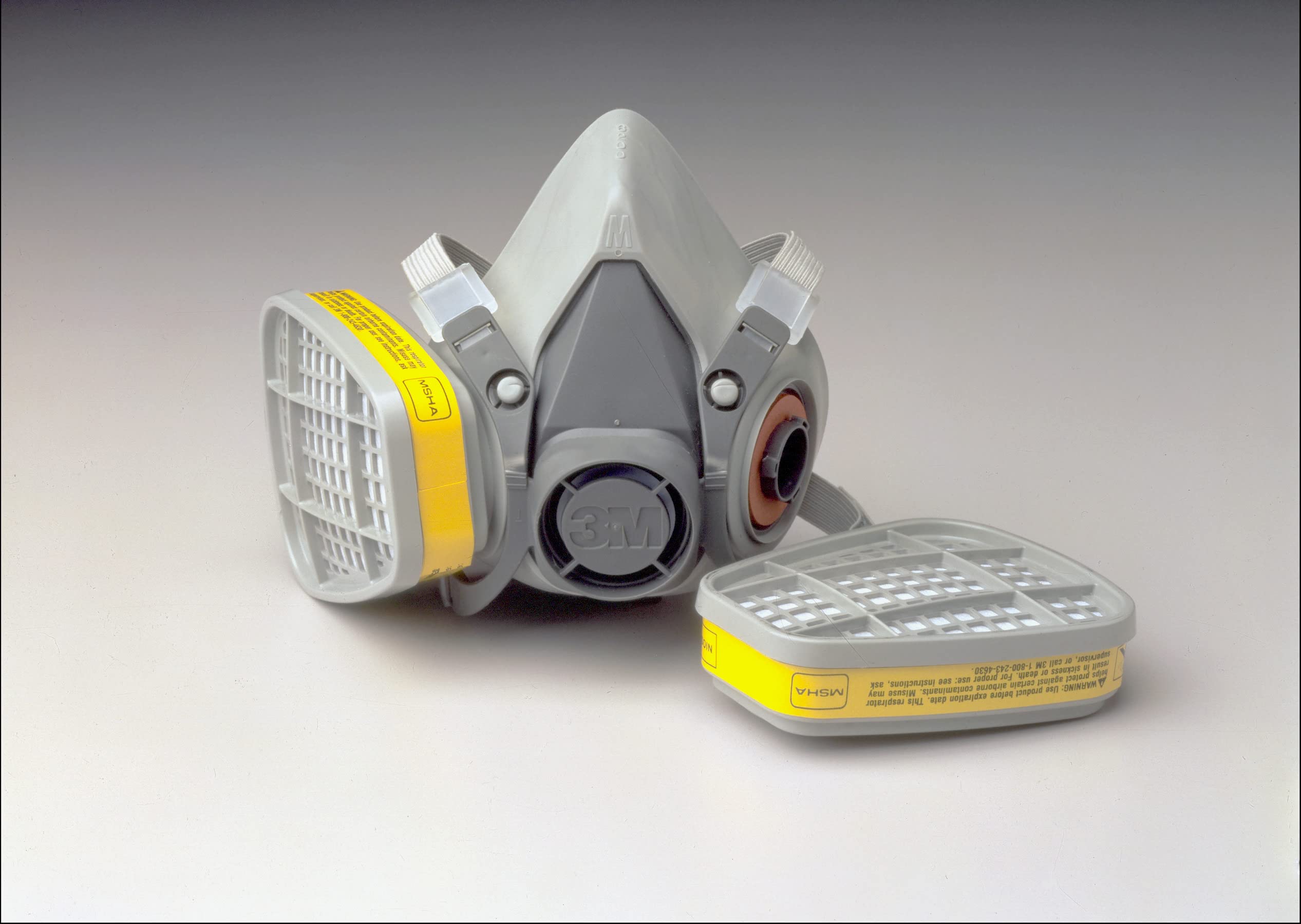 3M 6003 Respirator Cartridge, 1 Pair, Helps Protect Against Organic Vapors or Acid Gases