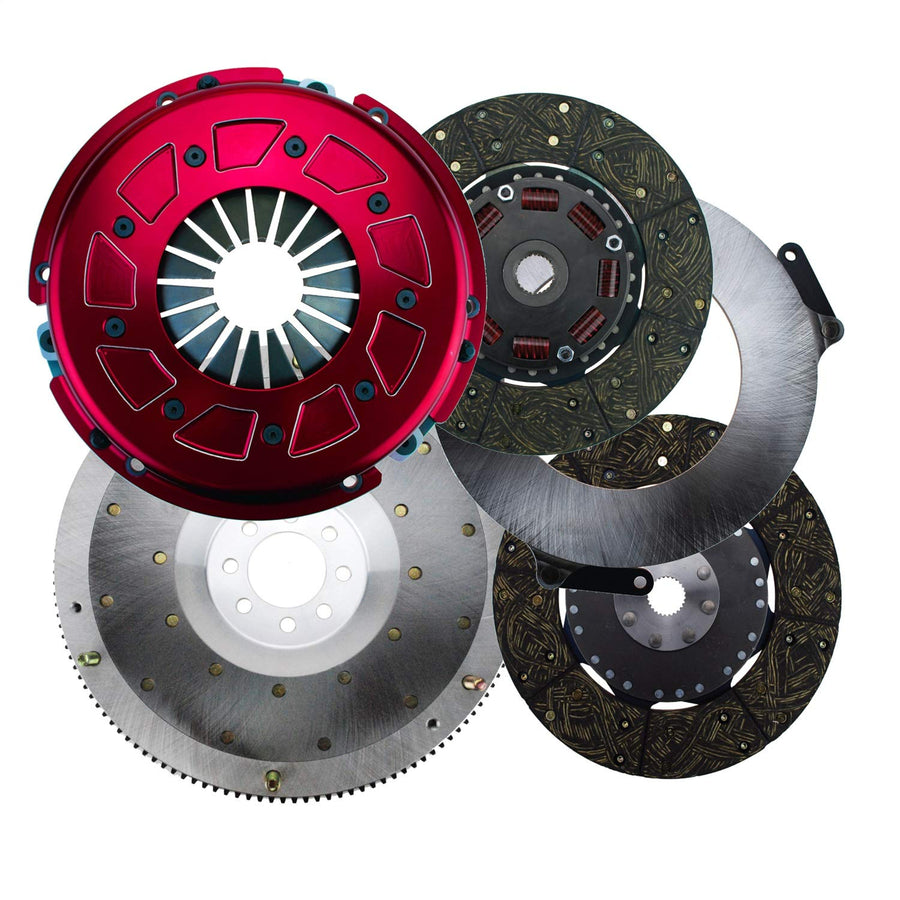 Pro Street Dual Disc Clutch System Ram 60-2370 Size 10.5 130 Tooth Count 26 Spline By 1 1/8 in. Incl. Flywheel/Disc/Pressure Plate