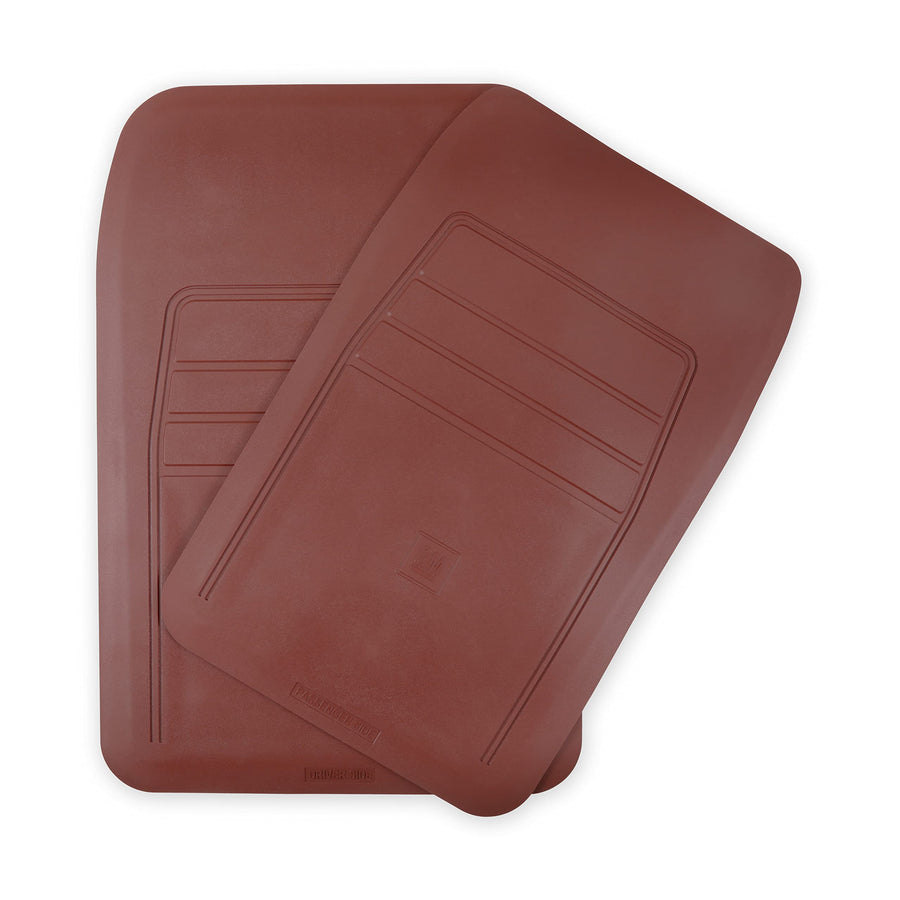 05-200MN Brothers Trucks Floor Mat Set - Maroon