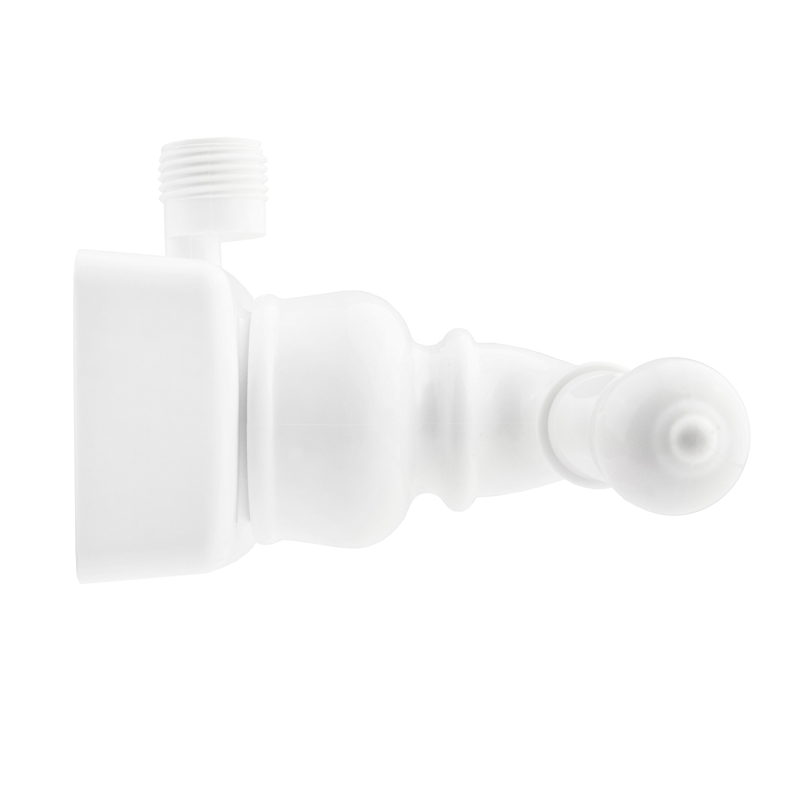 RV/Motorhome Shower Faucet Valve Diverter Dura Faucet (DF-SA100C-WT) with Easy Turn Handles (White)