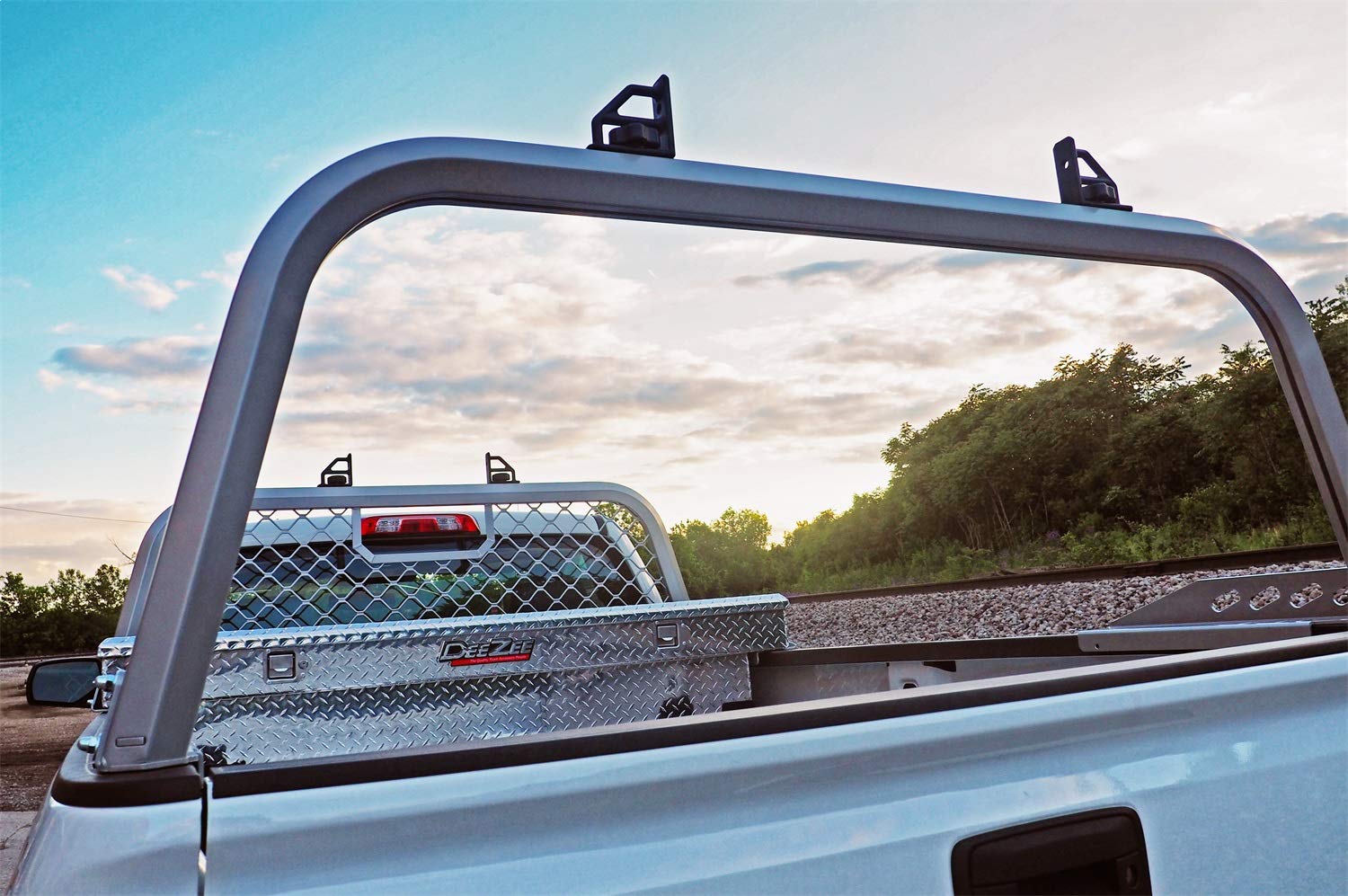 Dee Zee Rear DZ95054R Silver Aluminum Truck Rack