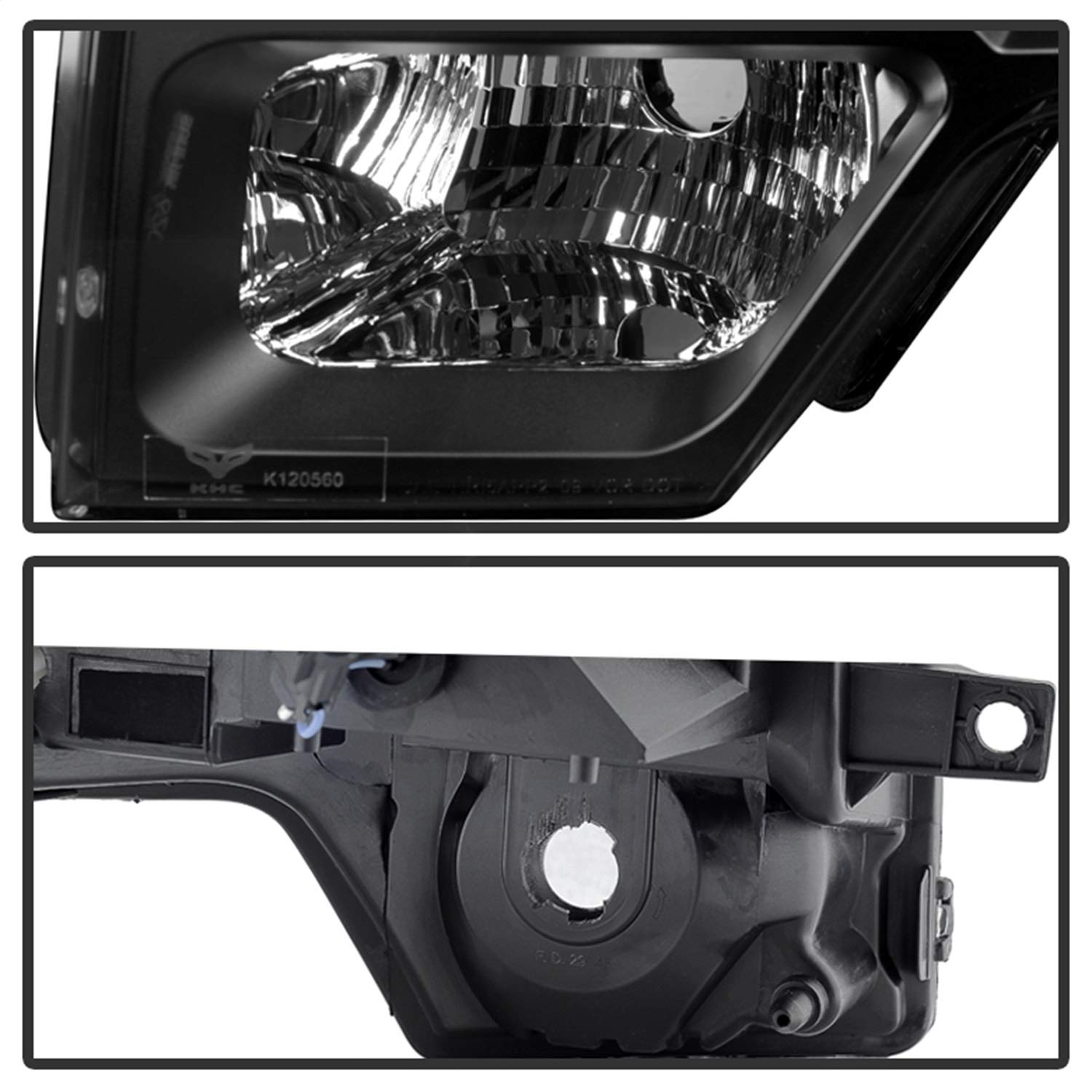 Ford LED Halo Xtune PRO-JH-FF15009-CFB-BK Projector Headlight