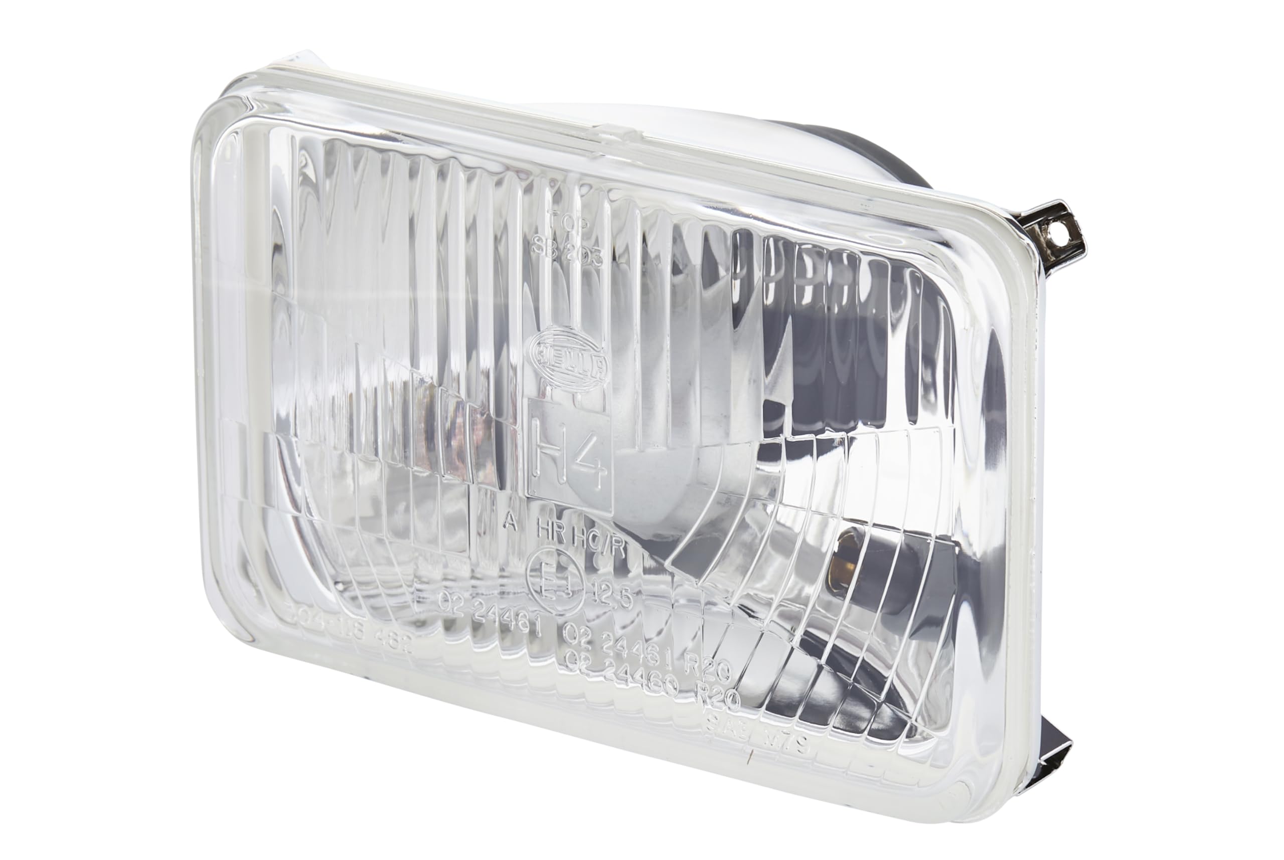 Hella 003177001 H4 Single High/Low Beam 164x103mm Halogen Conversion Headlamp, White