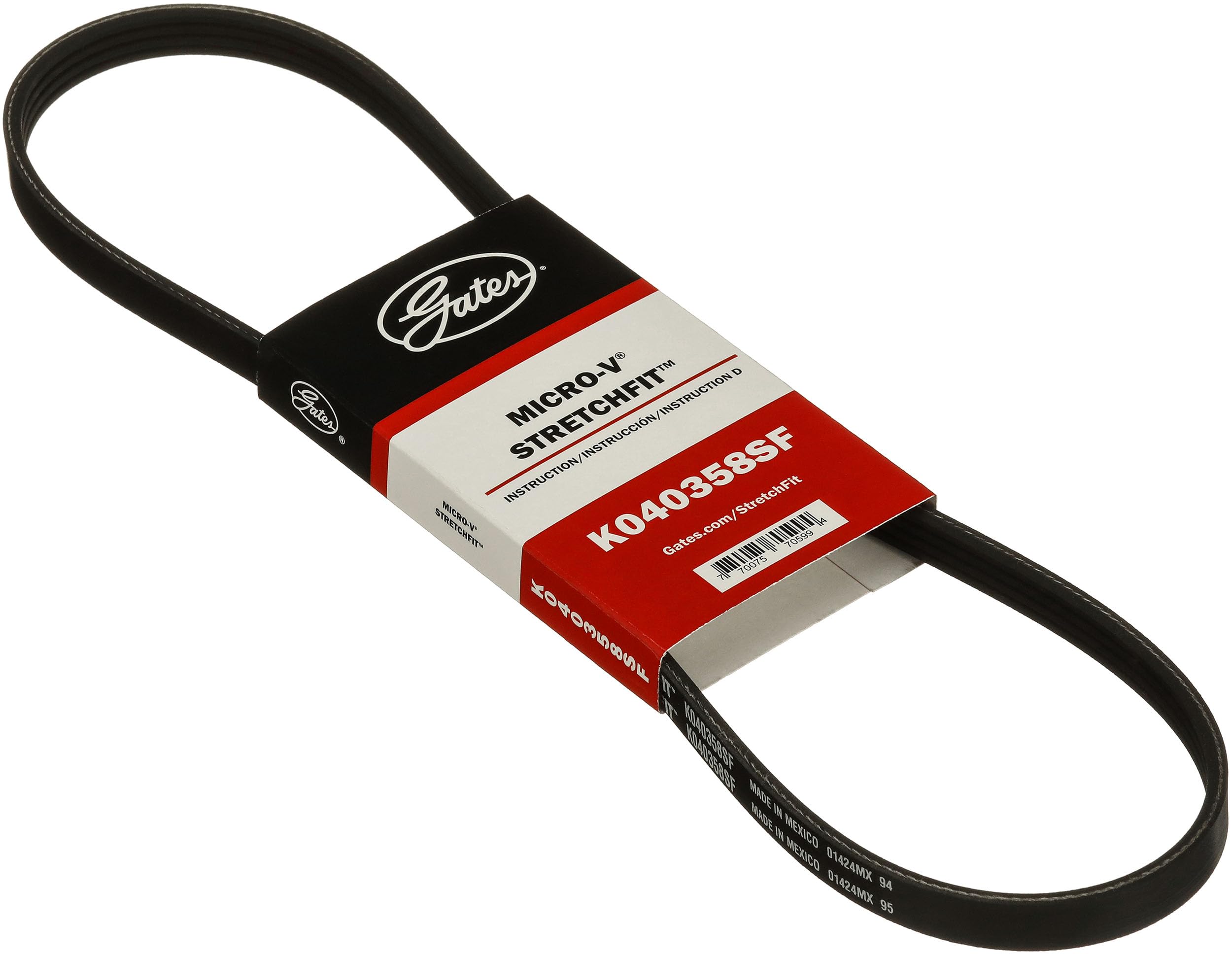 K040358SF nobrandname Stretch Fit Micro-V Serpentine Drive Belt