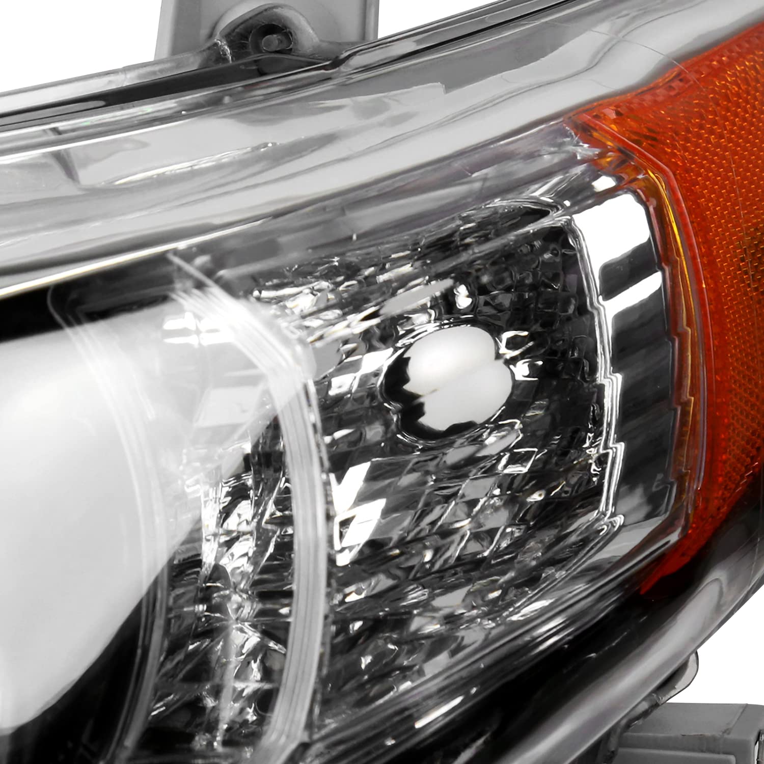 Left Driver Side SPEC-D TUNING Glossy Black Projector Headlight Compatible with 2012-2014 Toyota Camry