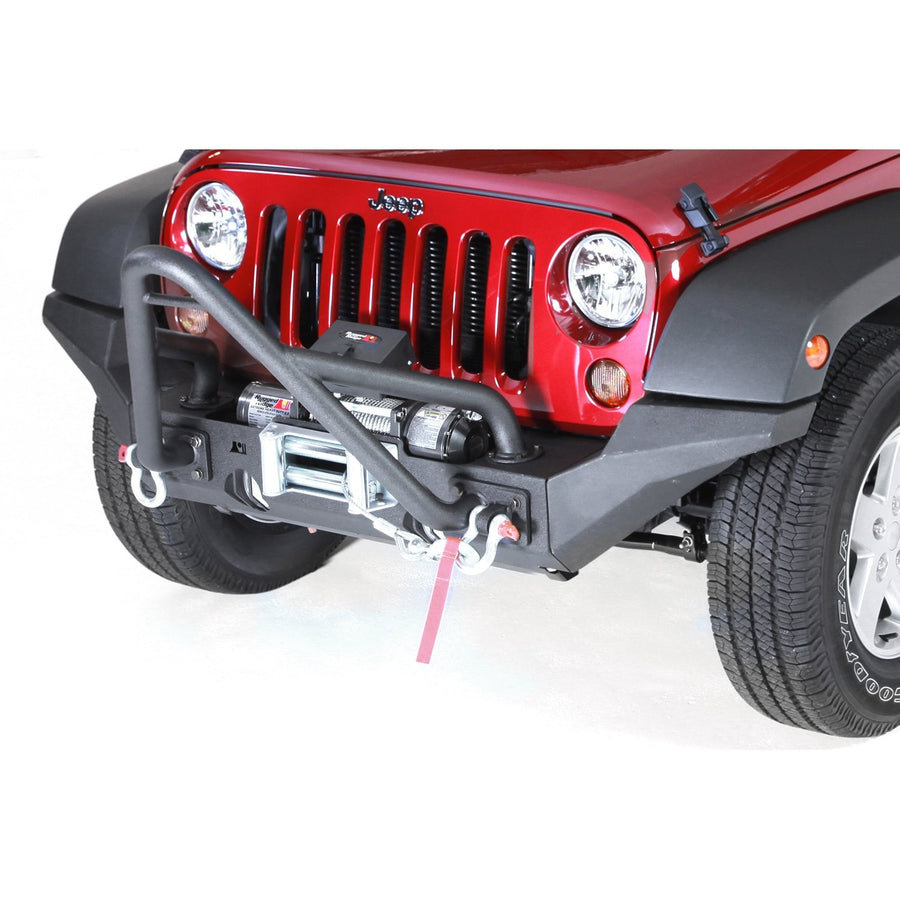 Rugged Ridge XHD High Clearance Bumper End Kit, Front | Textured Black, Steel | 11540.24 | Fits XHD Bumpers from RuggedRidge