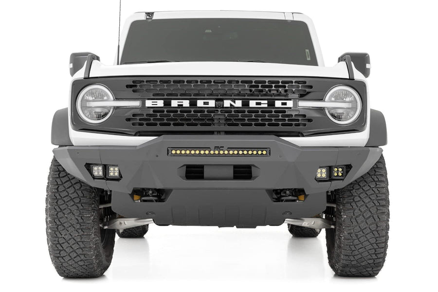 Rough Country Full Width LED Front Bumper for 2021-2024 Ford Bronco - 51076