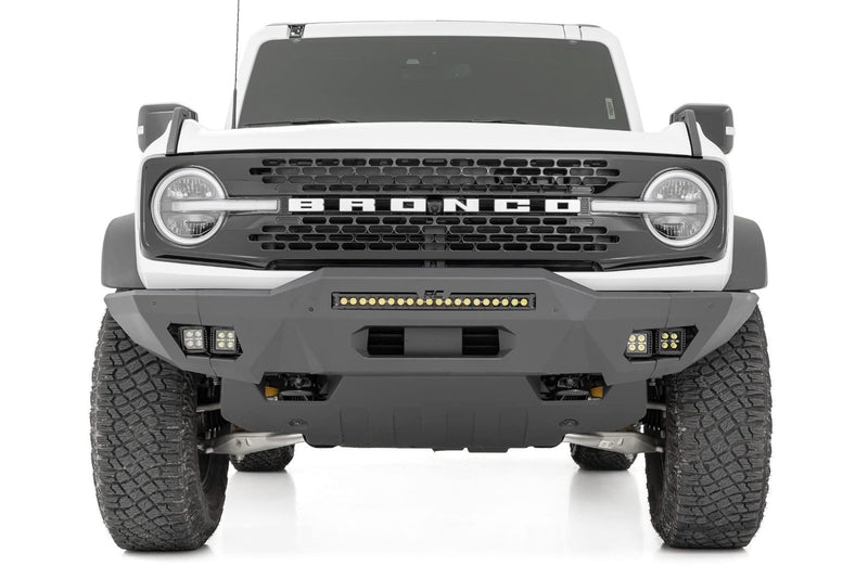 Rough Country Full Width LED Front Bumper for 2021-2024 Ford Bronco - 51076