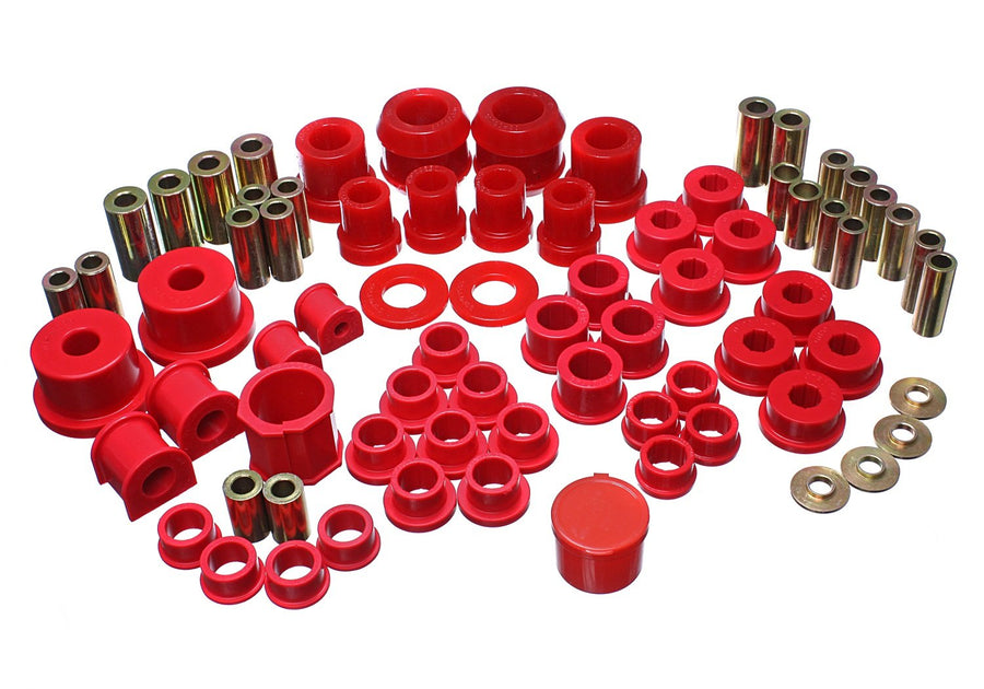 11.18104R Energy Suspension Master Bushing Set, Red