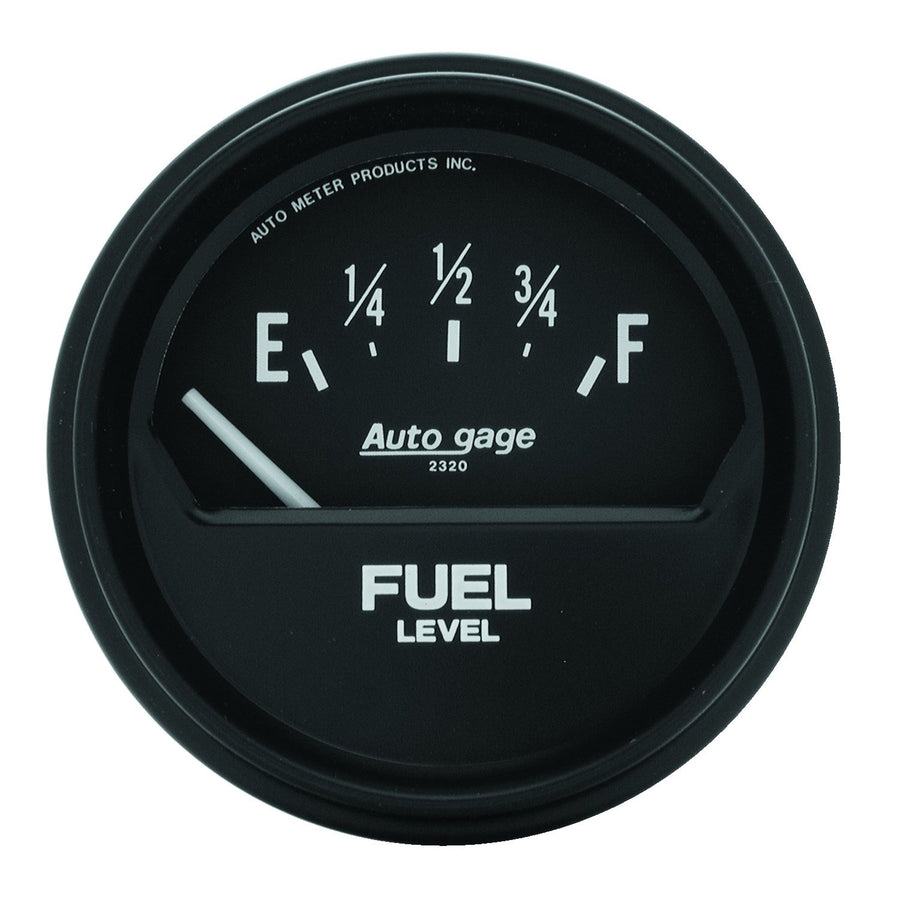 AUTO METER Autogage 2315 Fuel Level Gauge, 2 5/8" - Short Sweep/Mechanical