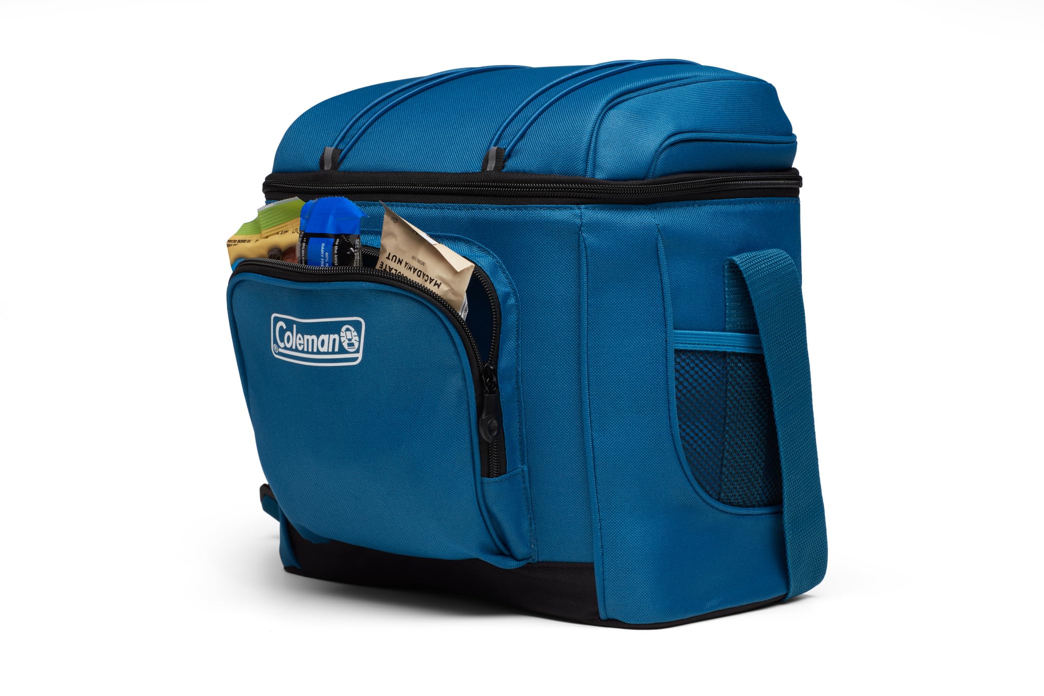 Coleman Insulated Chiller Soft Cooler, Leakproof 9/16/30 Can Cooler with 12+ Hour Ice Retention, Made with Recycled Materials, Great for Lunch, Camping, Beach, Pool, Sports, & More