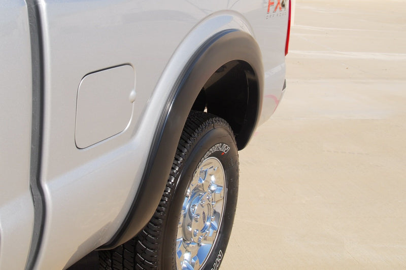 Lund Elite Series SX314SB Black Sport Style Standard Rear Fender Flare - 2 Piece