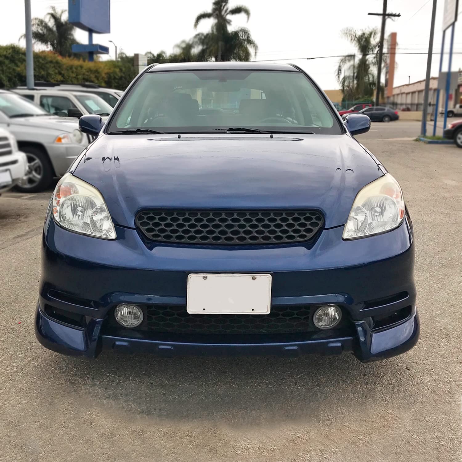Clear SPEC-D TUNING Bumper Driving Fog Lights + Bulbs Compatible with 2003-2008 Toyota Matrix, Pontiac, Vibe, L+R Pair Assembly