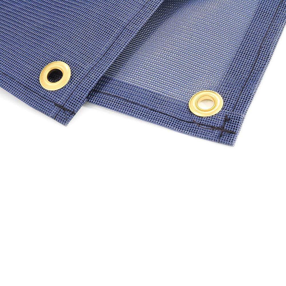 Blue Camco 51452 54" x 120" RV Awning Shade