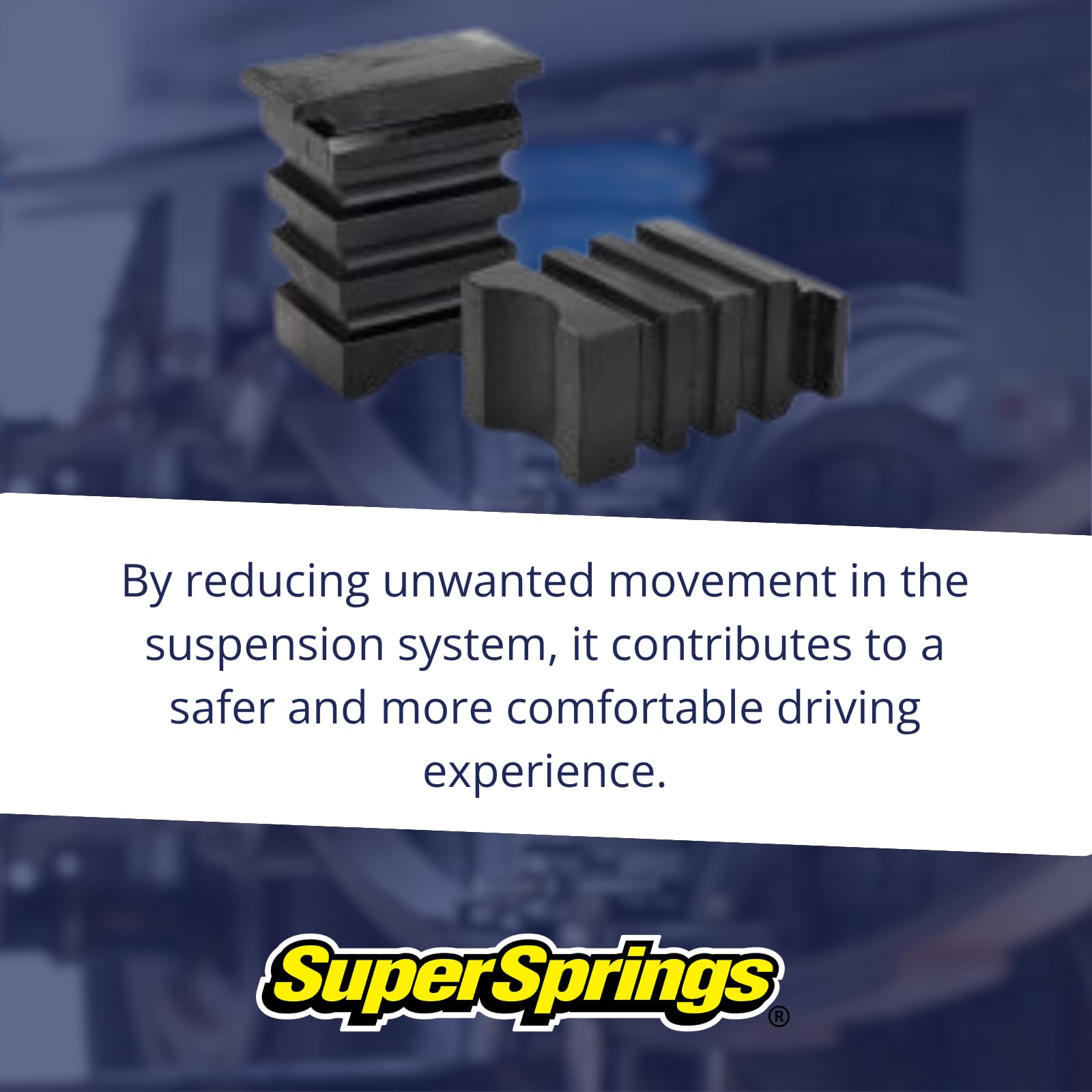 SumoSprings SSR-329-47 Rear for Mecedes-Benz Sprinter 2500, Black