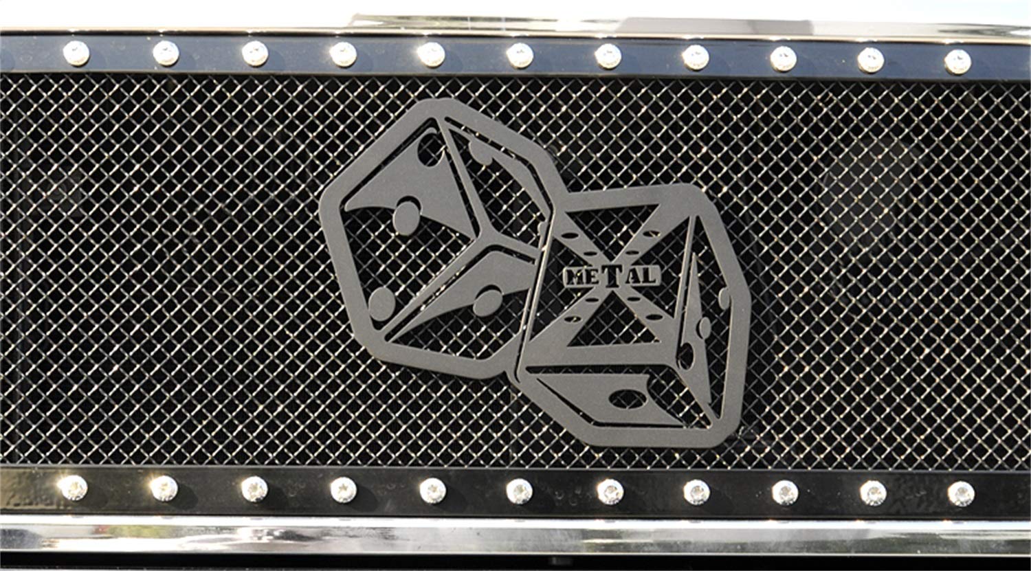 T-Rex Grilles X-Metal 6701021 Black Steel 'The Hustler' Dice Grille Badge