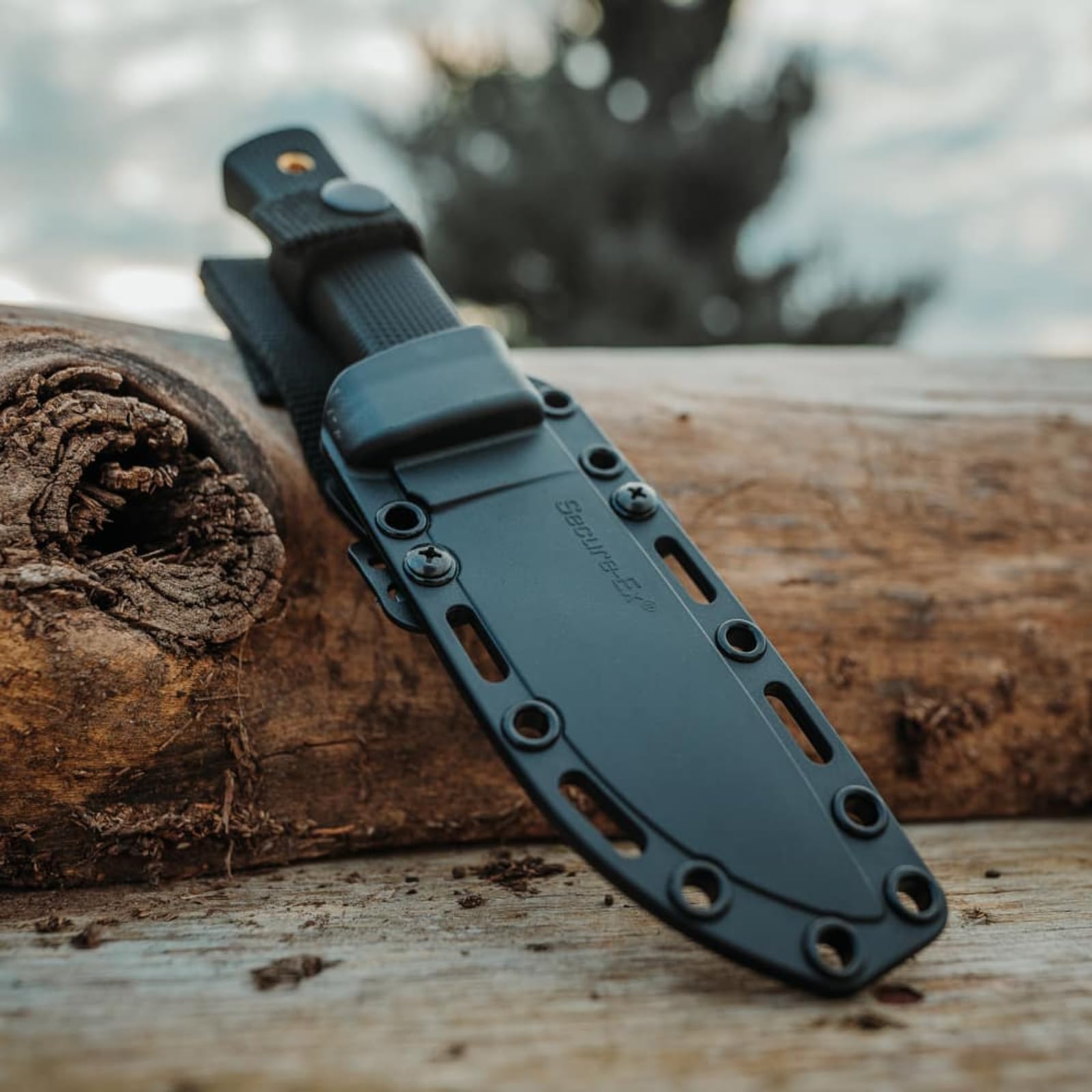 Master Hunter COLD STEEL 4.5" CPM 3V Drop Point Razor-Sharp Blade 4.75" Kray-Ex Handle Hunting Fixed Blade Knife w/Secure-Ex Sheath