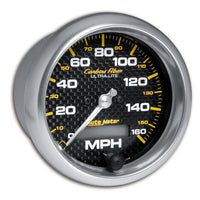 Auto Meter Carbon Fiber 4789 in-Dash Electric Speedometer, 3.375 in.