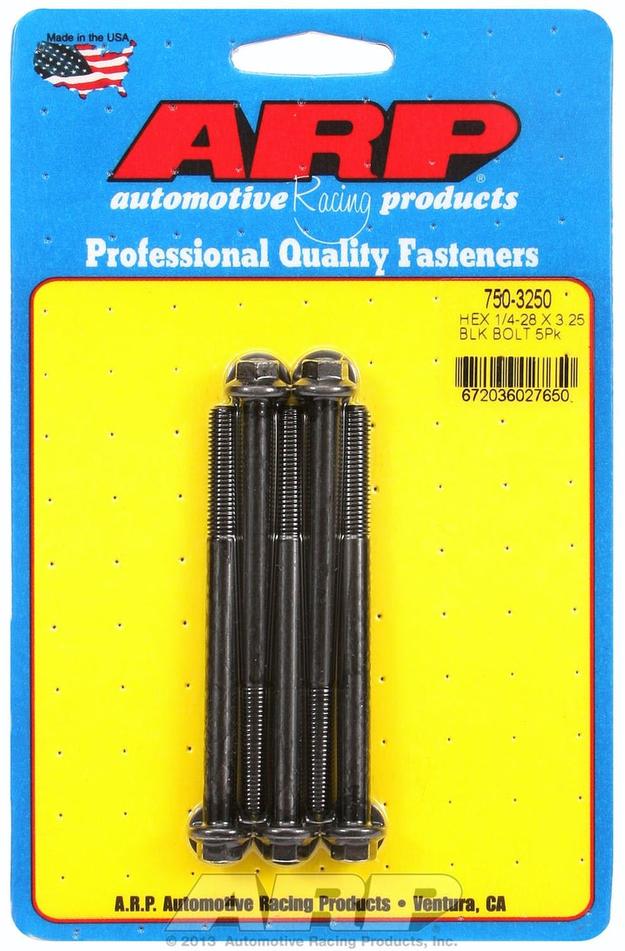 Hex ARP (750-3250) Oxide Bolt, Black