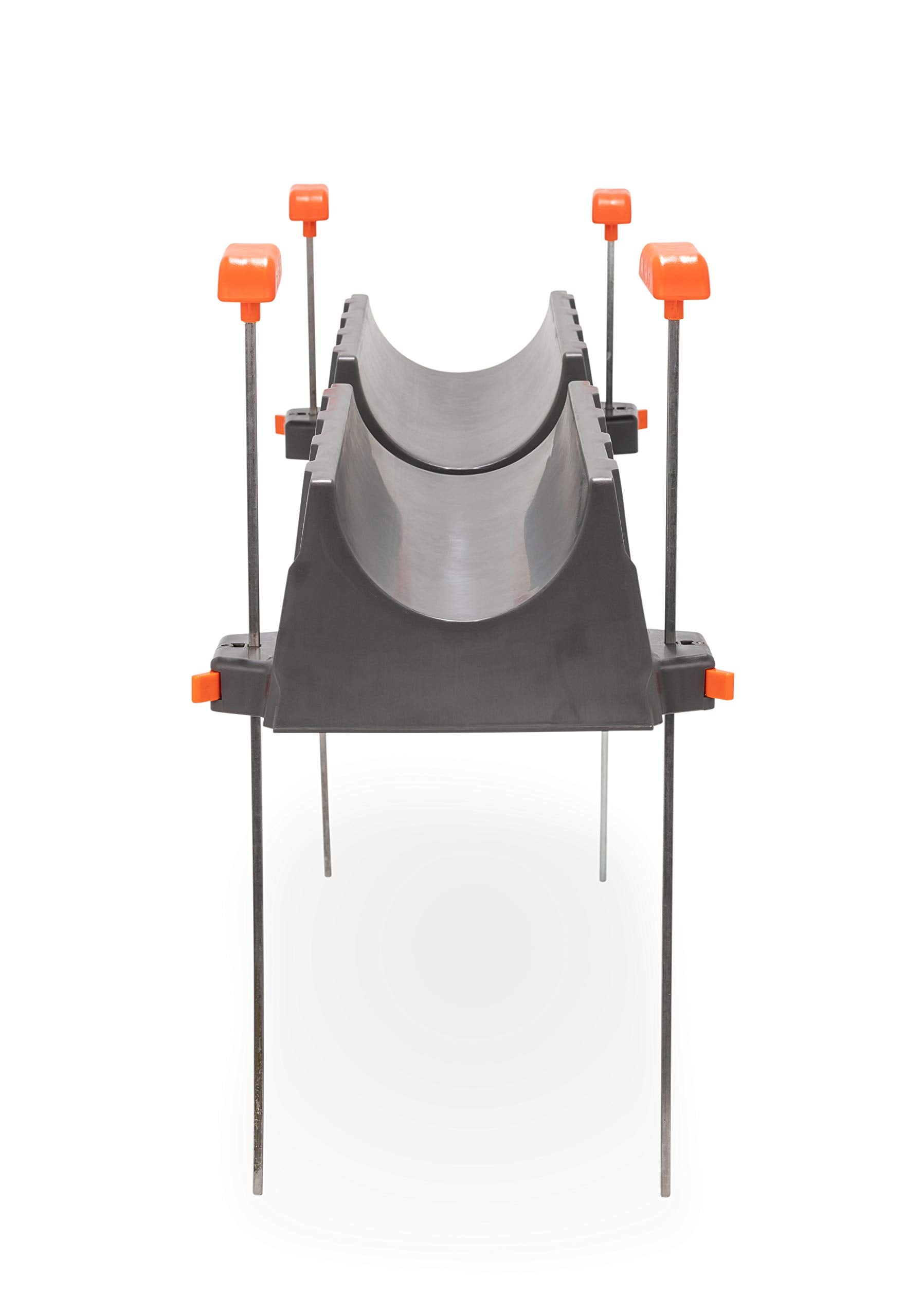 Camco Sewer Hose Support Kit Rhino/RV Camper - Provides over 15-Inches of Elevation - Supports Up to 3-Feet of RV Sewer Hose - Includes Adjustable Stakes (39015)