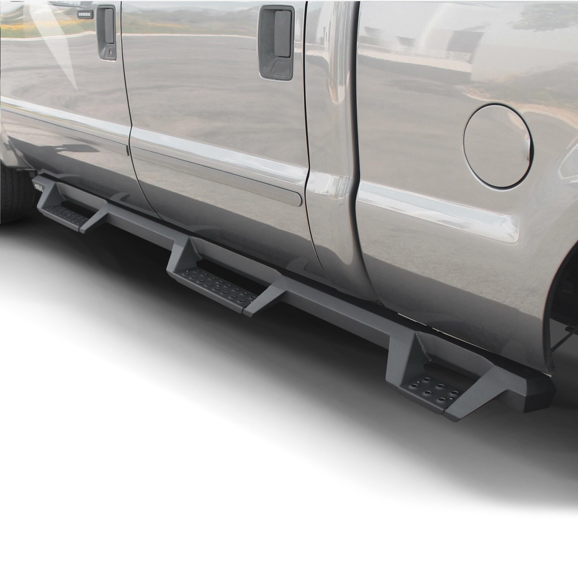 Westin HDX 56-534015 Drop Wheel to Wheel Nerf Bars fits 1999-2016 F250 F350 F450 F550 Crew Cab 6'75" Bed Textured Black Pair