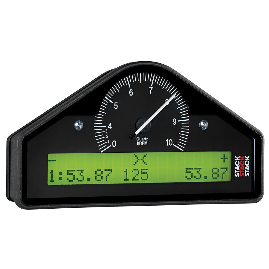 Street Dash: Auto Meter, Blk, 0-4-10K RPM (Bar, Deg. C, Km/H)